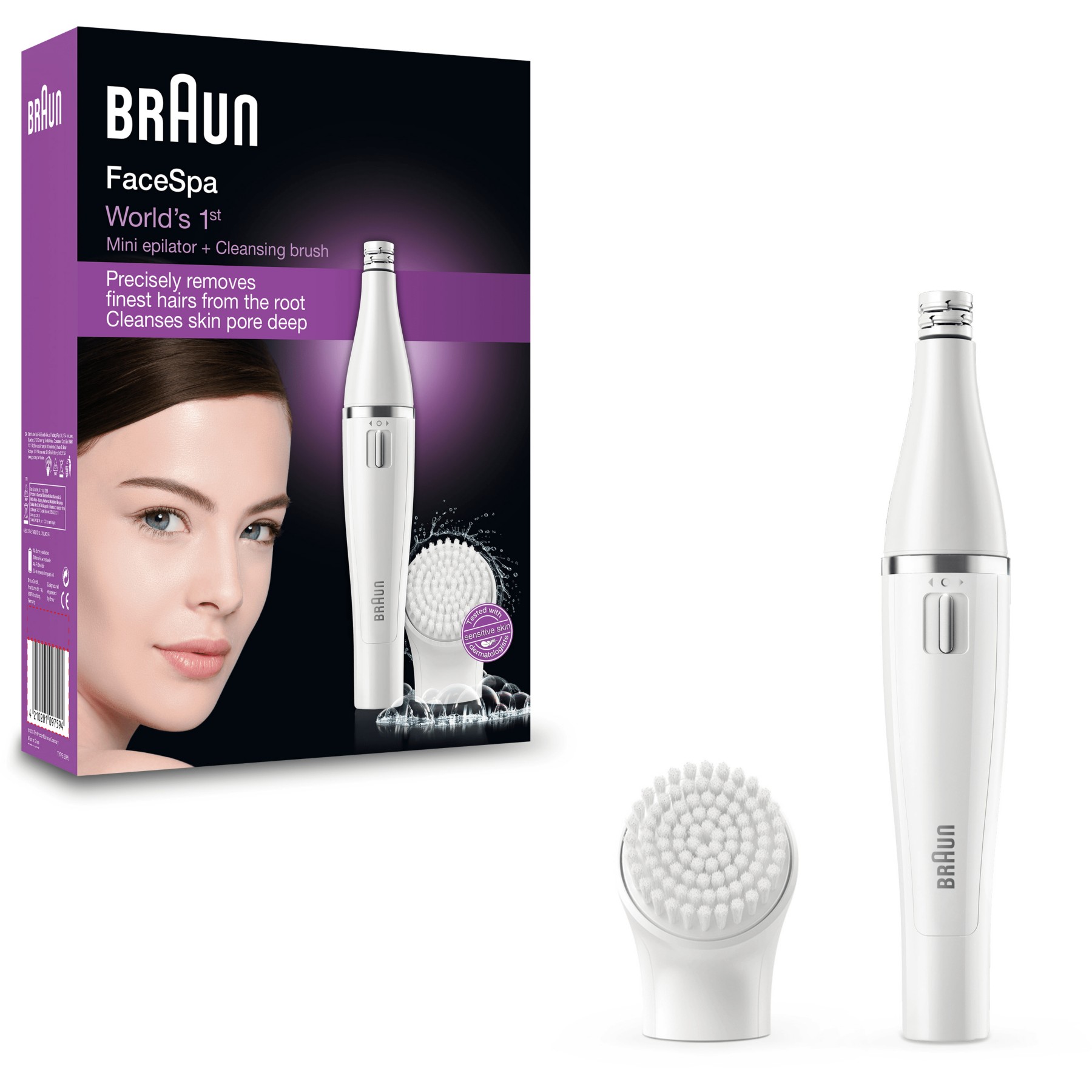 Epilateur BRAUN Face 810 + brosse