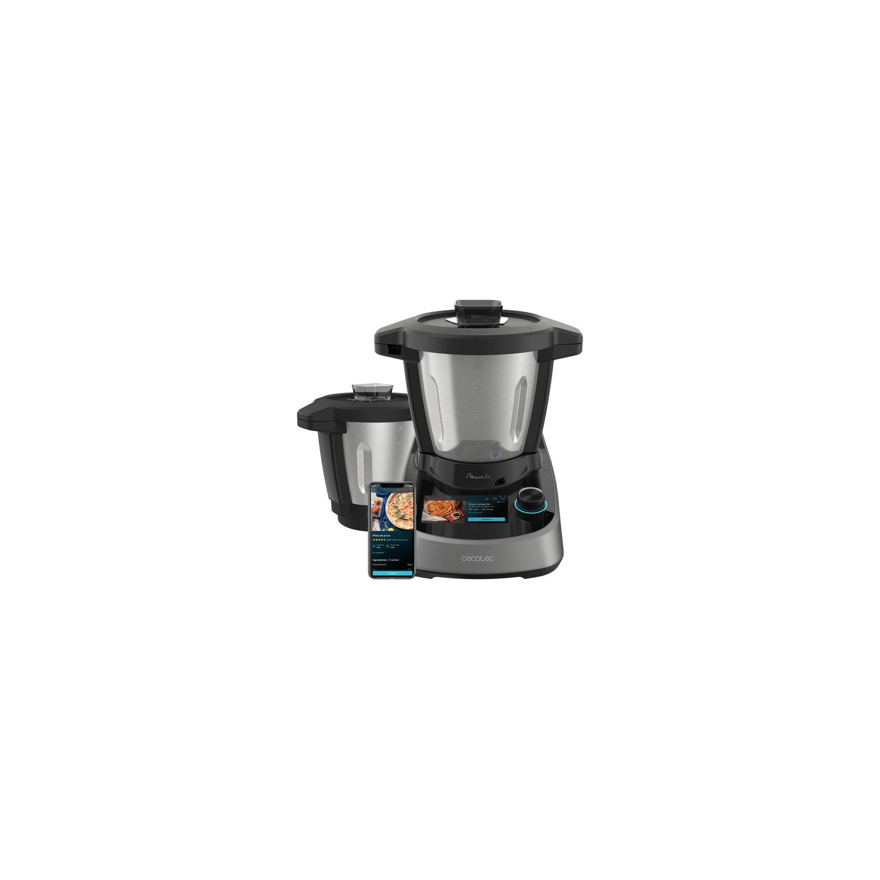 Robot multifonction CECOTEC Mambo Touch avec pichet Havana noir