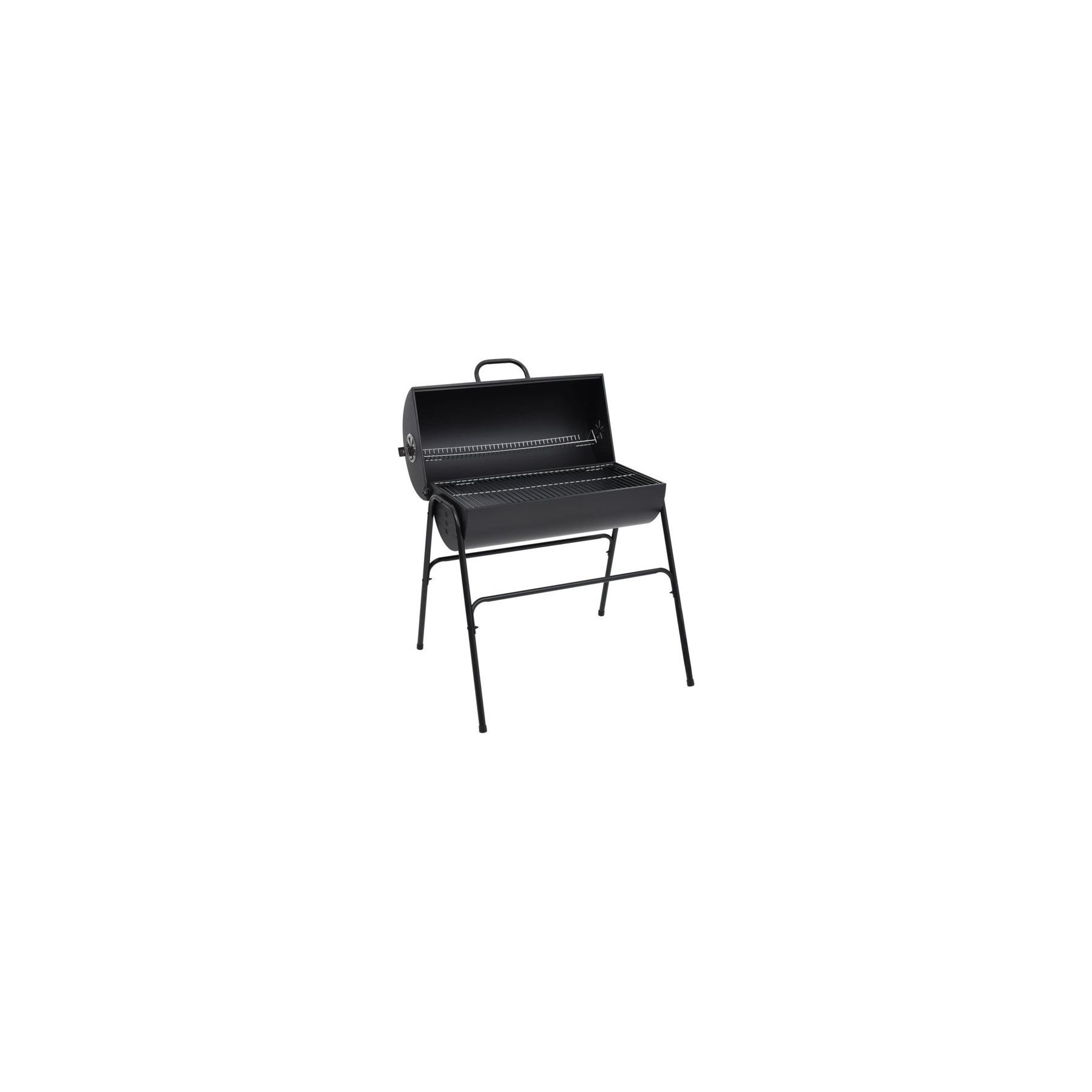 Barbecue charbon VIDAXL Acier Noir