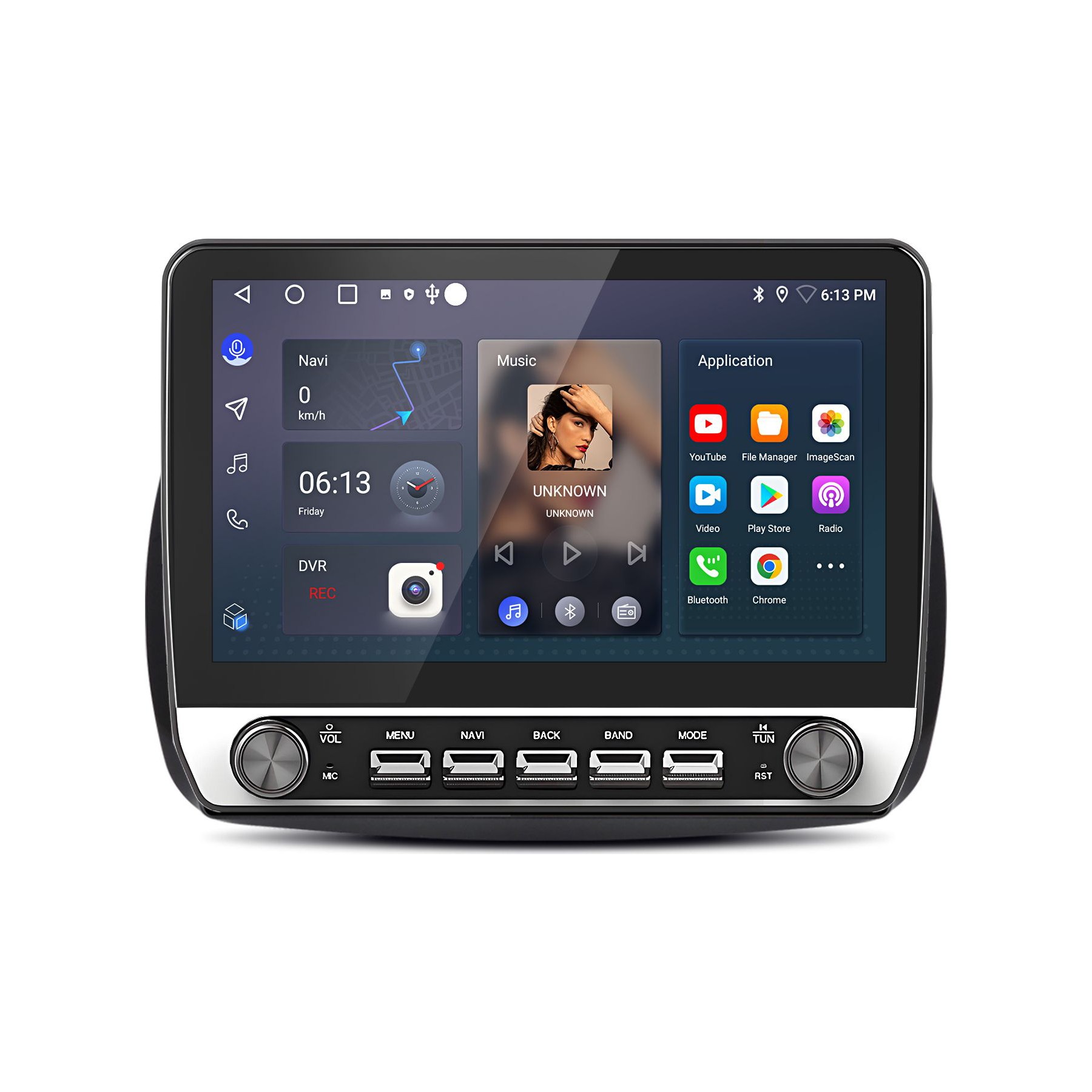 Autoradio connecté JUNSUN pour Benz Smart Fortwo 453 15-19 Carplay