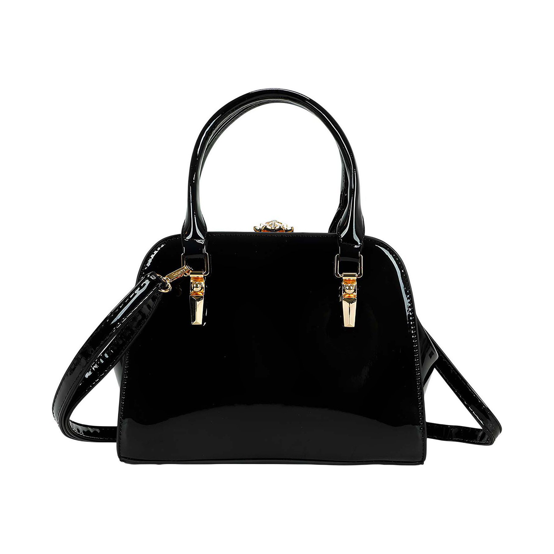 Sac bandoulière GALLANTRY Femme Vernis avec Perles et Bandoulière
