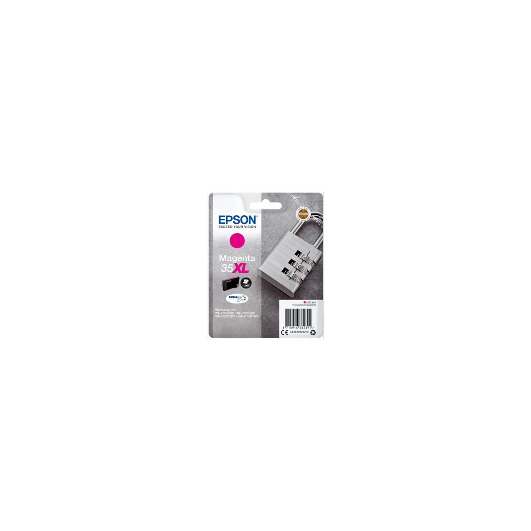 Cartouche d'encre EPSON T3593 Magenta XL Série Cadenas
