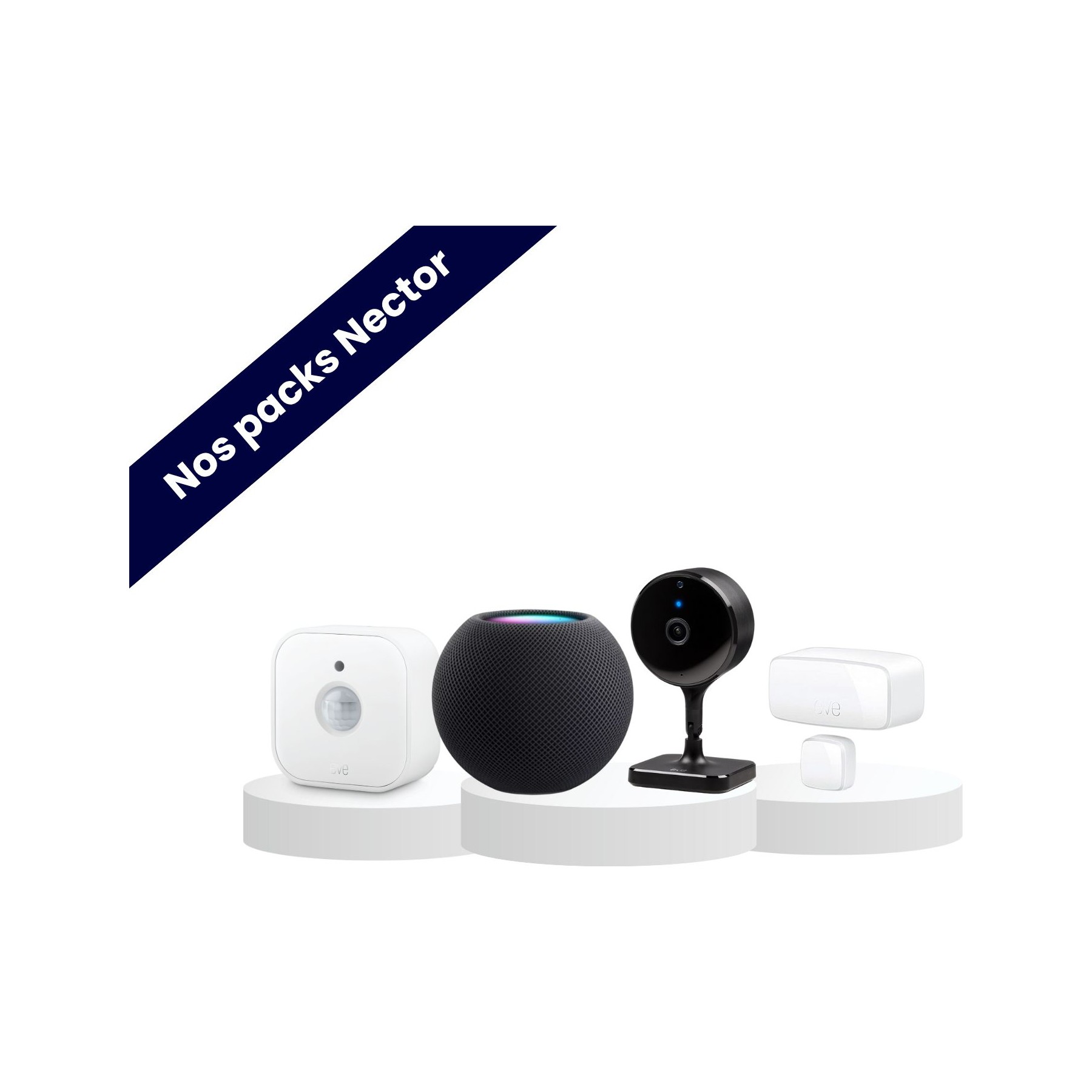 Alarme maison NECTOR Pack intelligent Alerte Sécurité Eve &