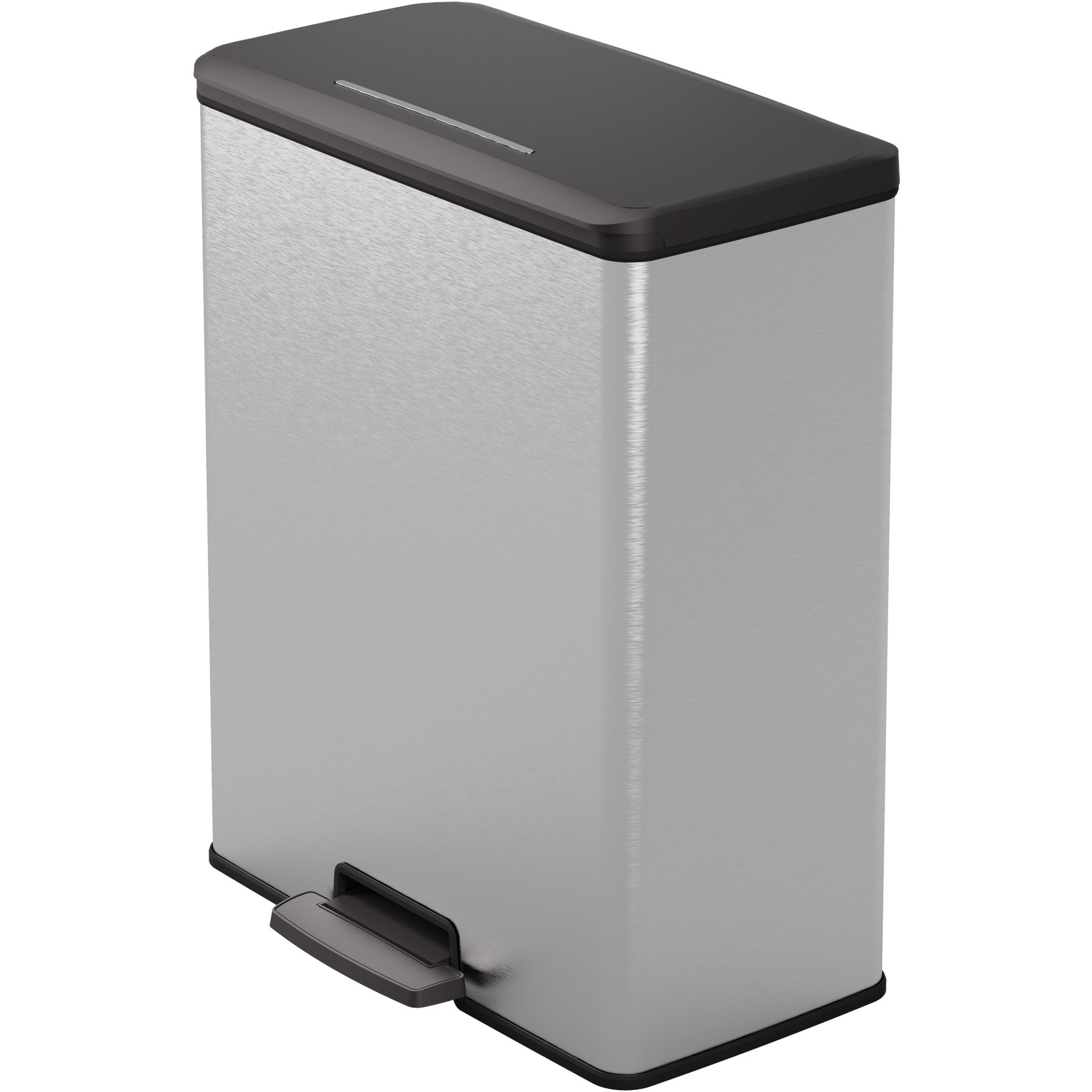 Poubelle de cuisine tri sélectif CURVER Decobin pedale duo 2x26L
