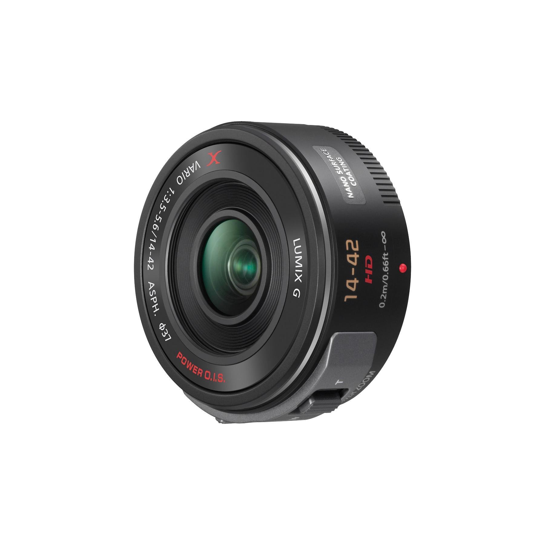 Objectif pour Hybride PANASONIC 14-42mm f/3.5-5.6 PZ OIS noir Lumix G X