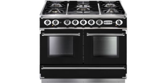 Piano de cuisson gaz FALCON PKR110 CONT MIXT NOIR/CHROM/GM