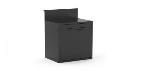 Meuble de cuisine extérieure FORGE ADOUR DESSERTE NOIR SDAFN