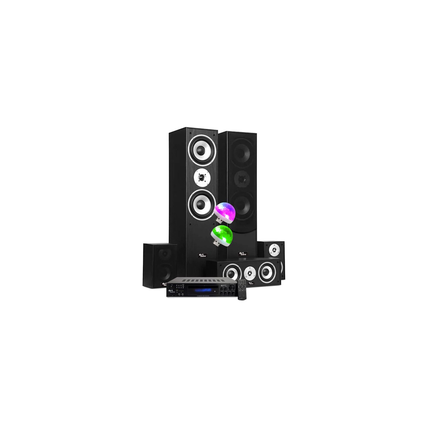Pack enceinte Home Cinéma EVIDENCE ACOUSTICS 850W Bluetooth USB FM