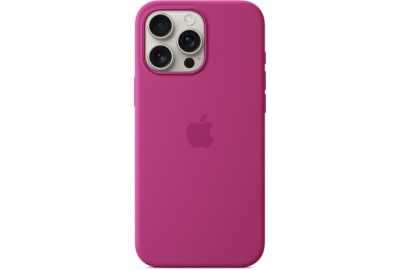 Coque APPLE iPhone 16 Pro Max Fuchsia MagSafe silic