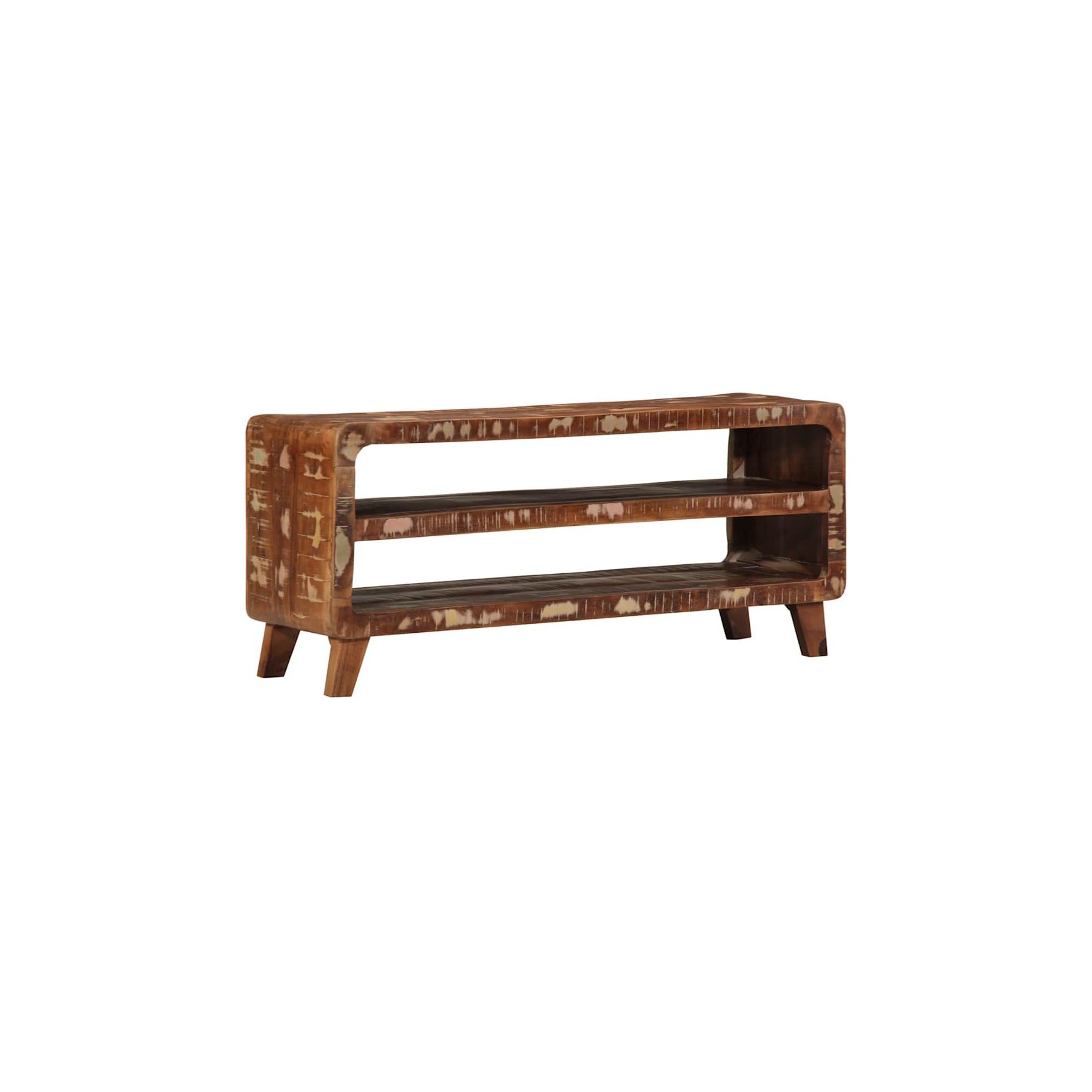 Meuble TV HELLOSHOP26 Meuble TV grand espace de rangement 105