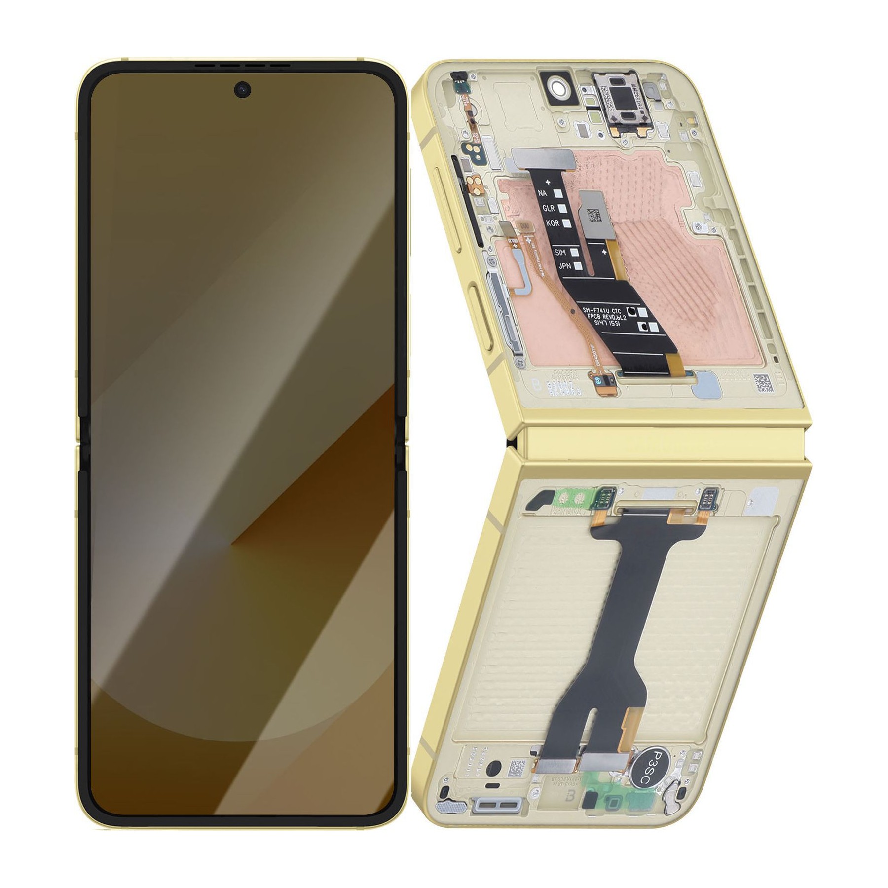 Pièce détachée SAMSUNG pour Galaxy Z Flip 6 Service Pack