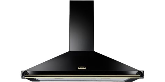 Hotte décorative murale FALCON 110 NOIR BAR/BADG LAITON