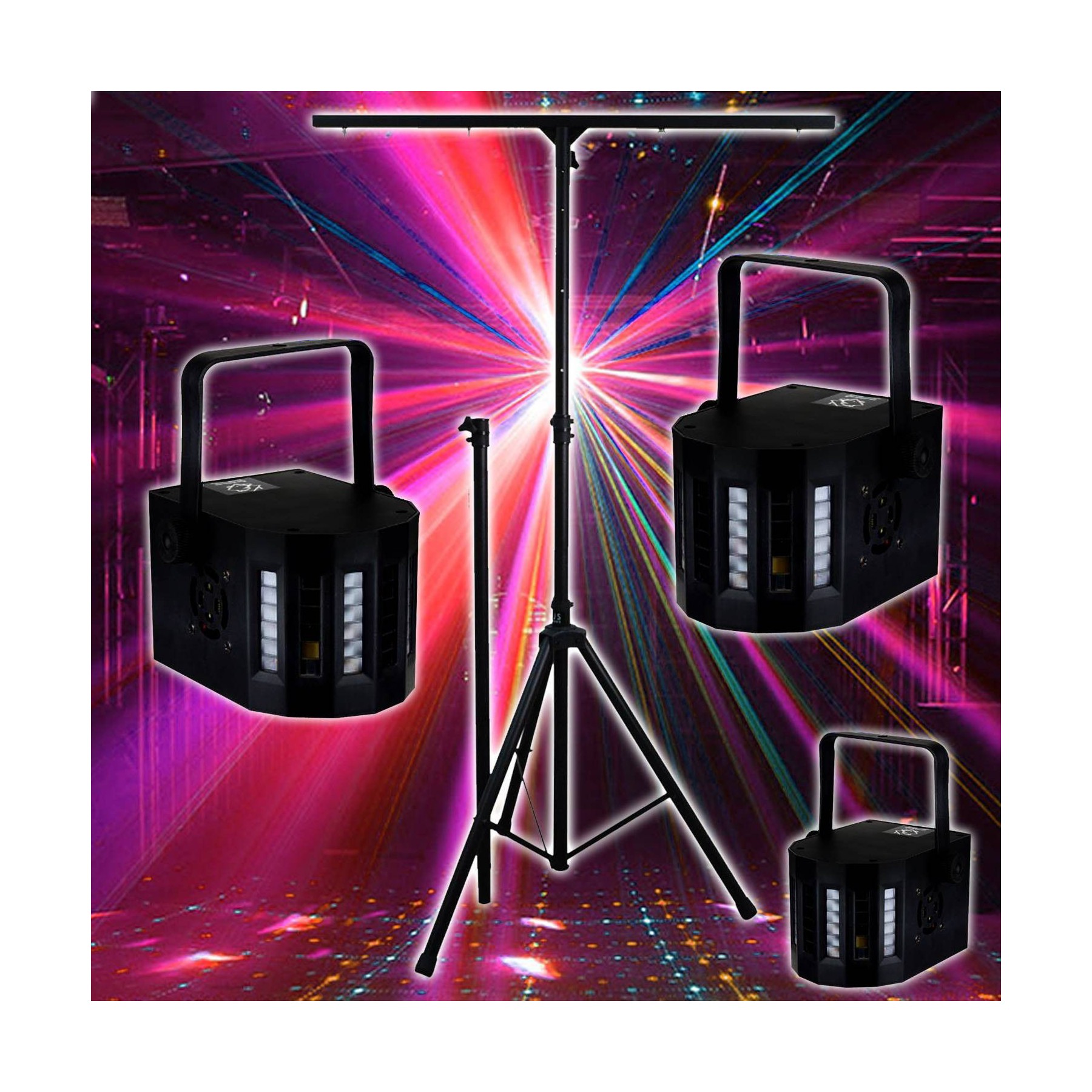 Jeu de lumières LYTOR PACK Sono DJ LIGHT Jeux de lumière 3 EFF