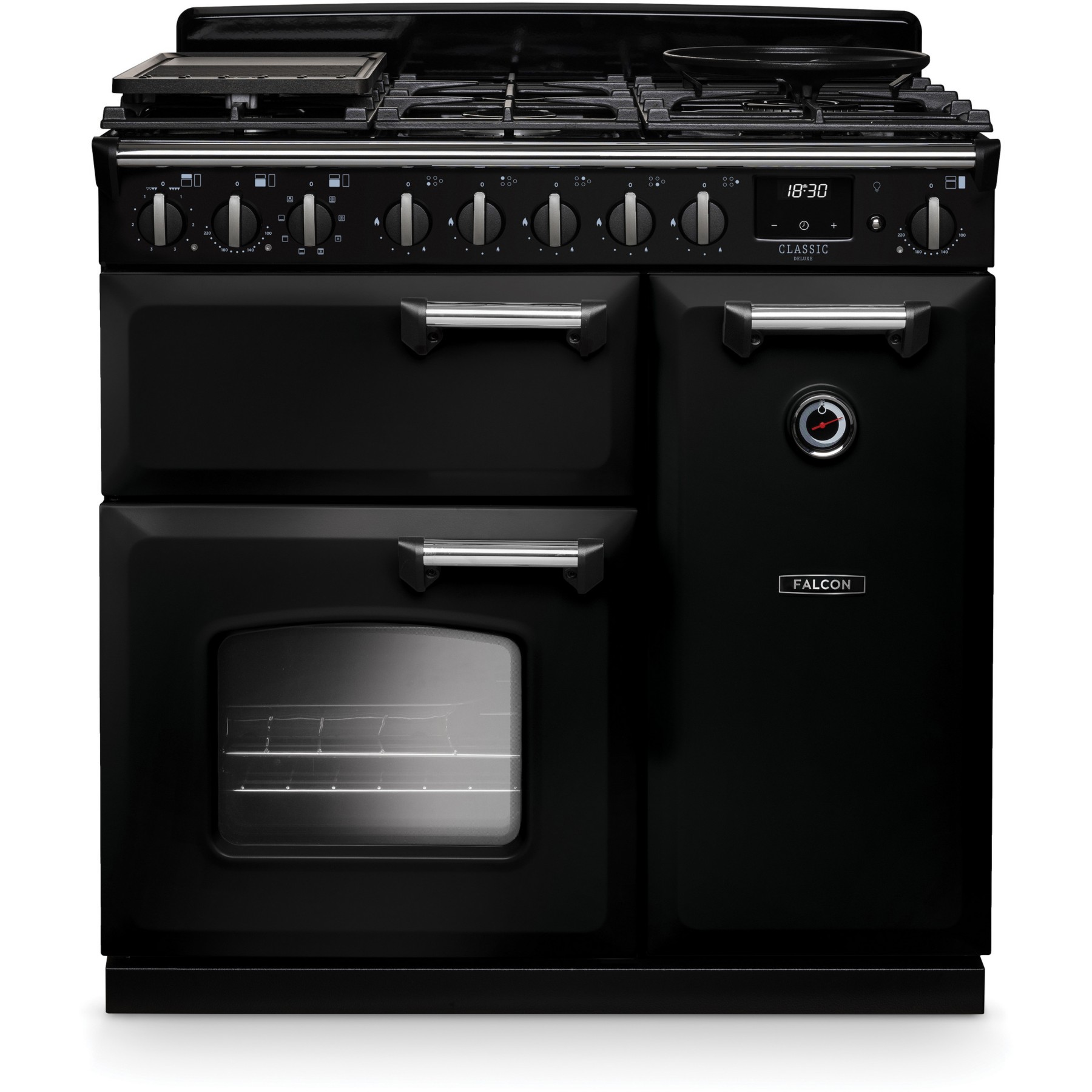 Piano de cuisson gaz FALCON NGC TAB GAZ 90 CM NOIR CHROME