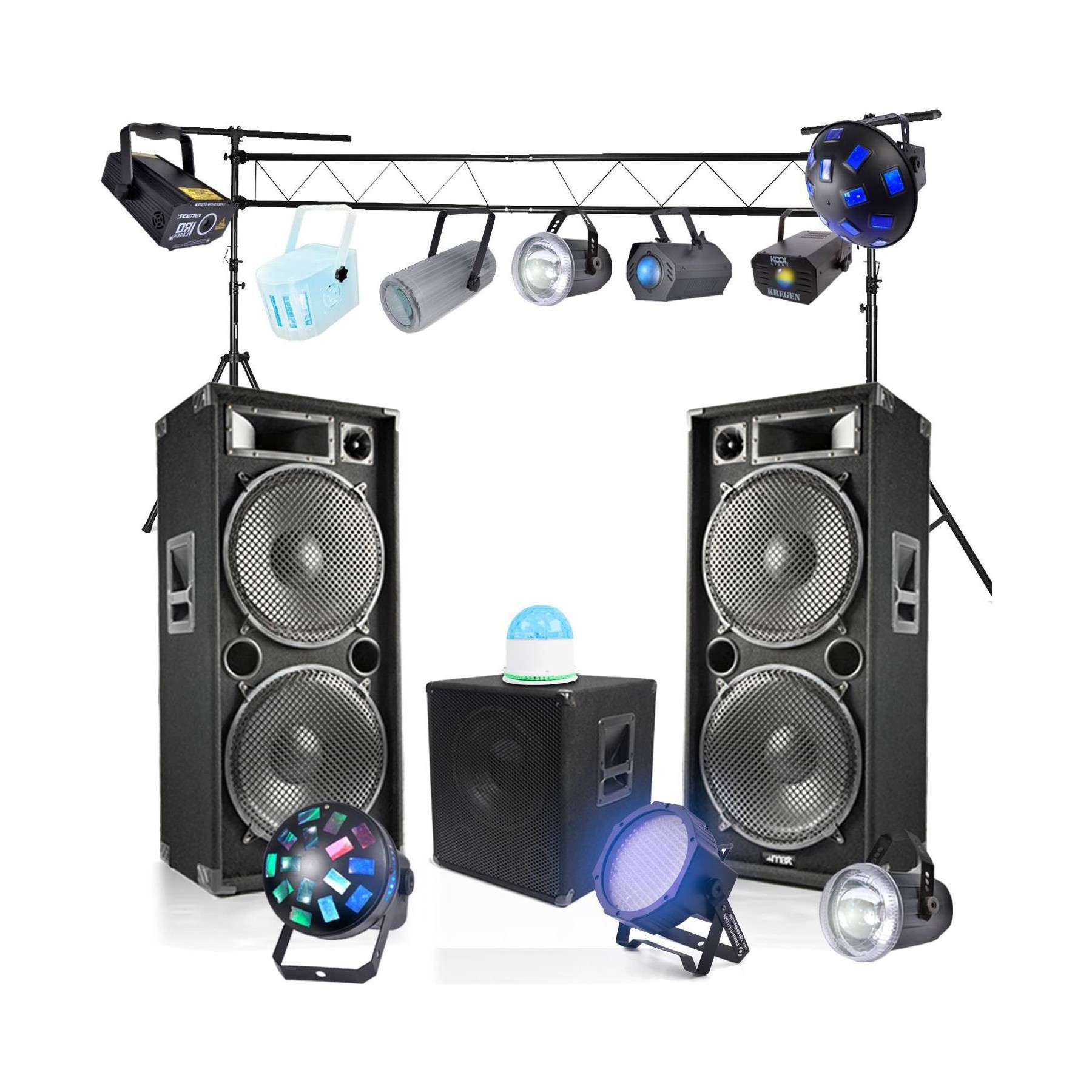 Enceinte sono NONAME Pack de 11 jeux de lumière + portique et