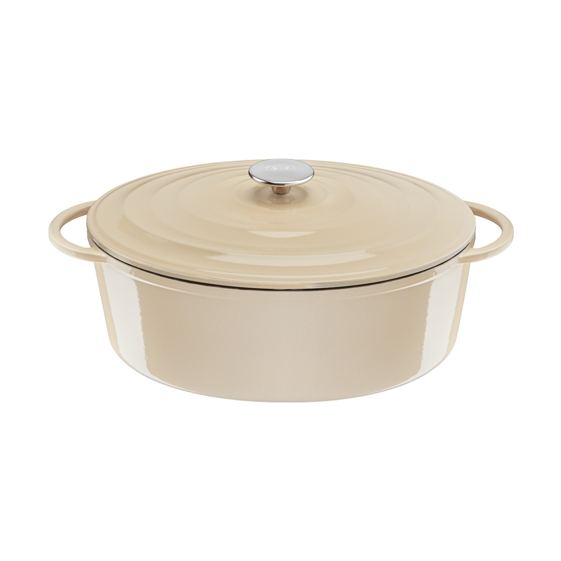 Cocotte TEFAL Fonte LOV faitout 34cm beige