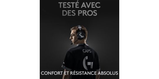 Casque gamer LOGITECH PRO X Wireless LIGHTSPEED Noir + Support