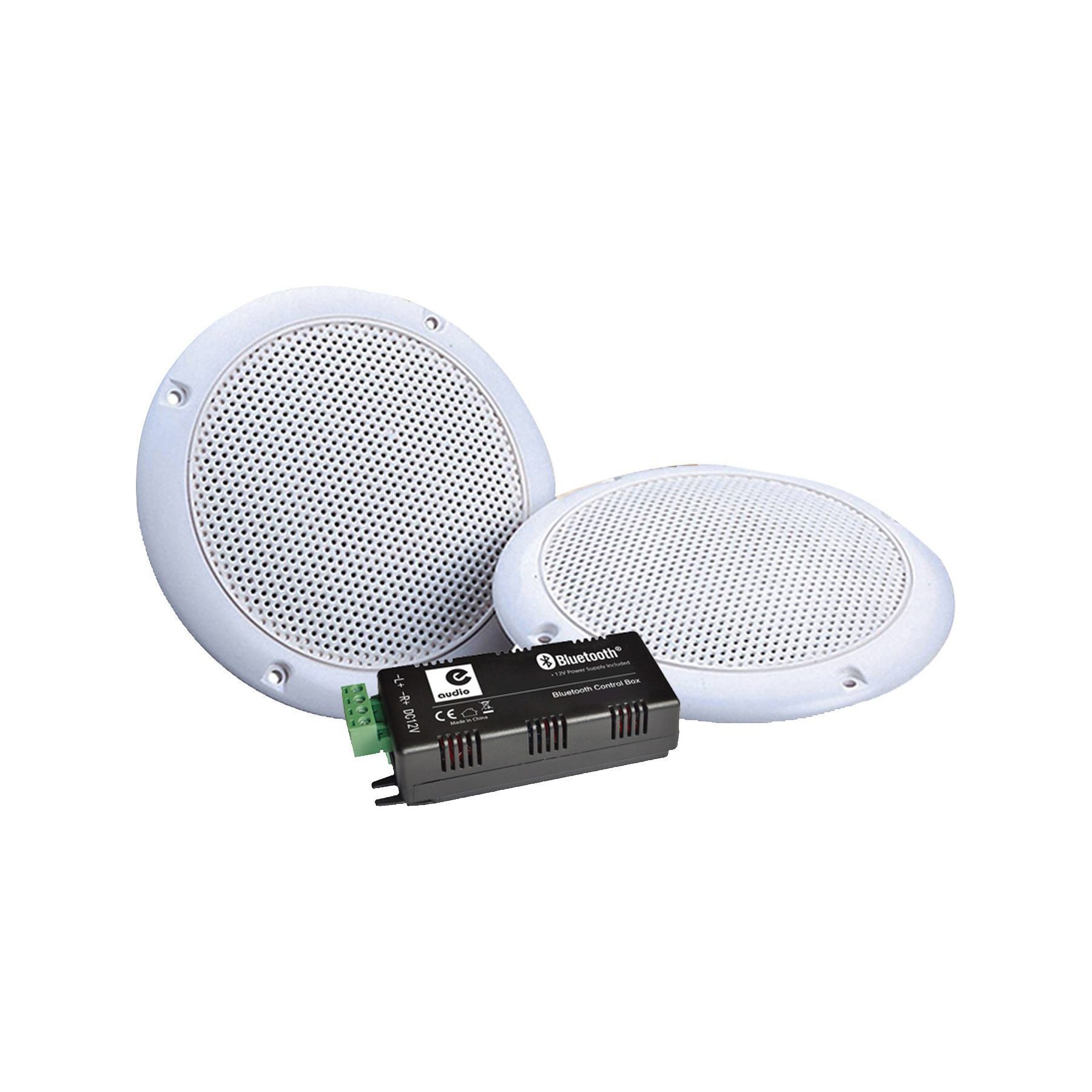 Enceinte résidentielle E-AUDIO Haut-parleurs WATERPROOF Hifi 80W plafon