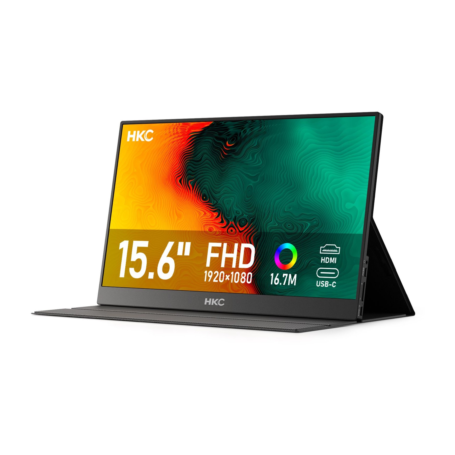 Ecran PC HKC V16 16" IPS Full HD USB-C Cover avec support intégré