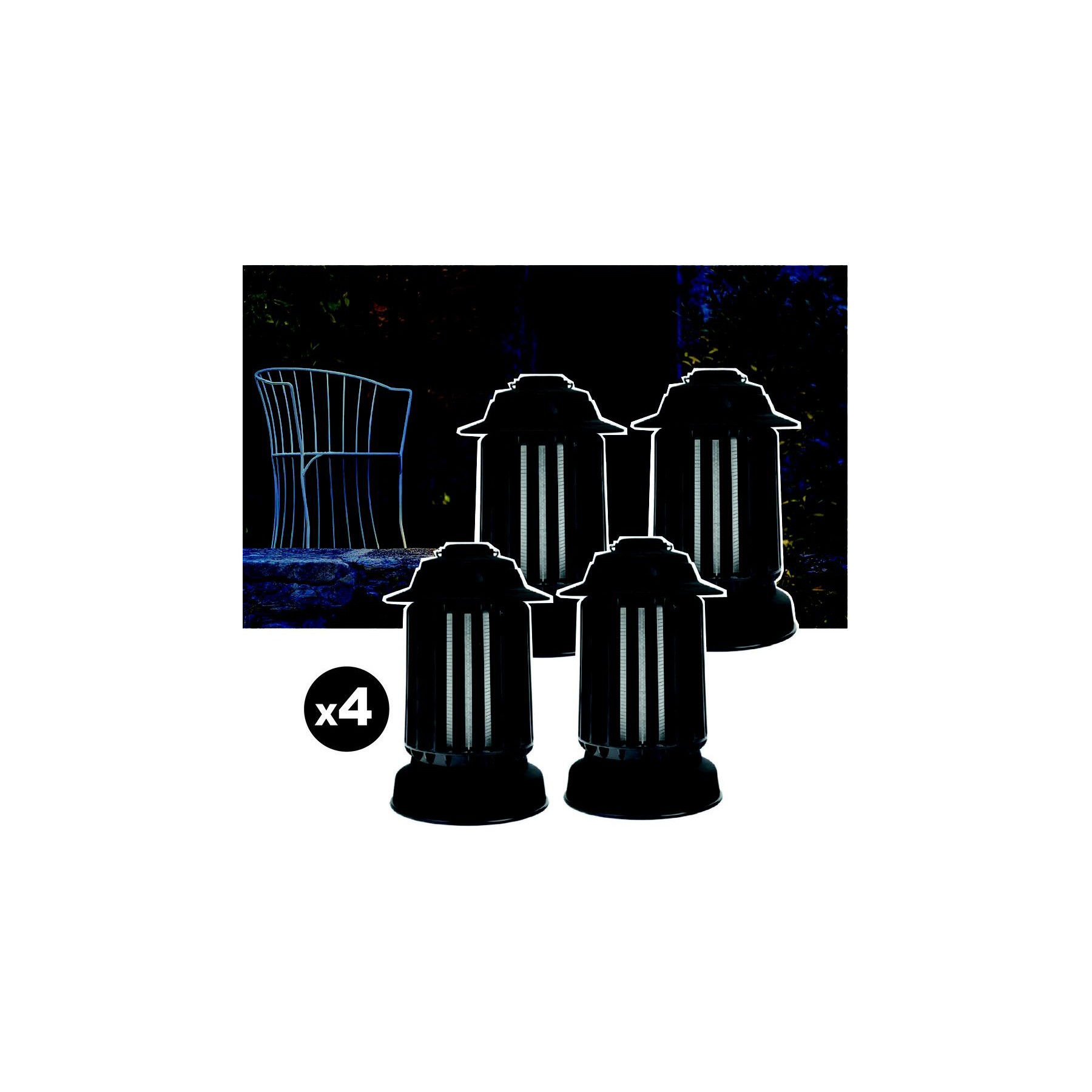Appareil anti moustique E.ZILIGHT EZIlight® Mosquito Garden MG 10 Black