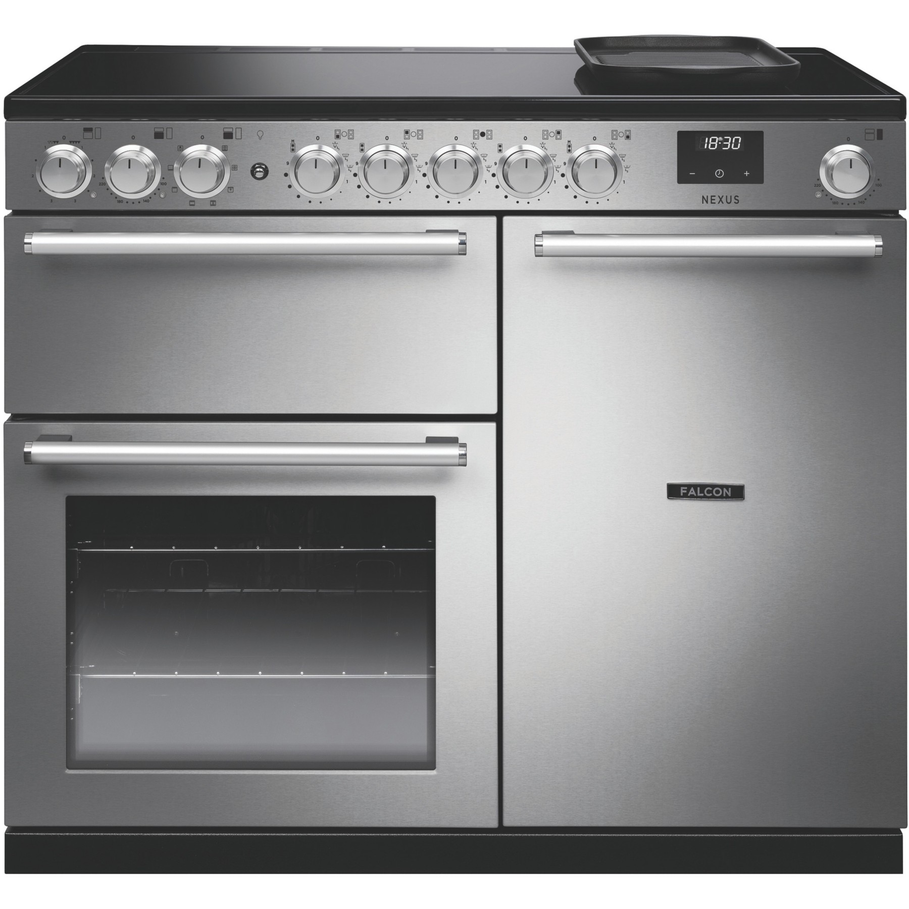 Piano de cuisson induction FALCON NEXUS NGC TAB IND 100 CM INOX CHROME