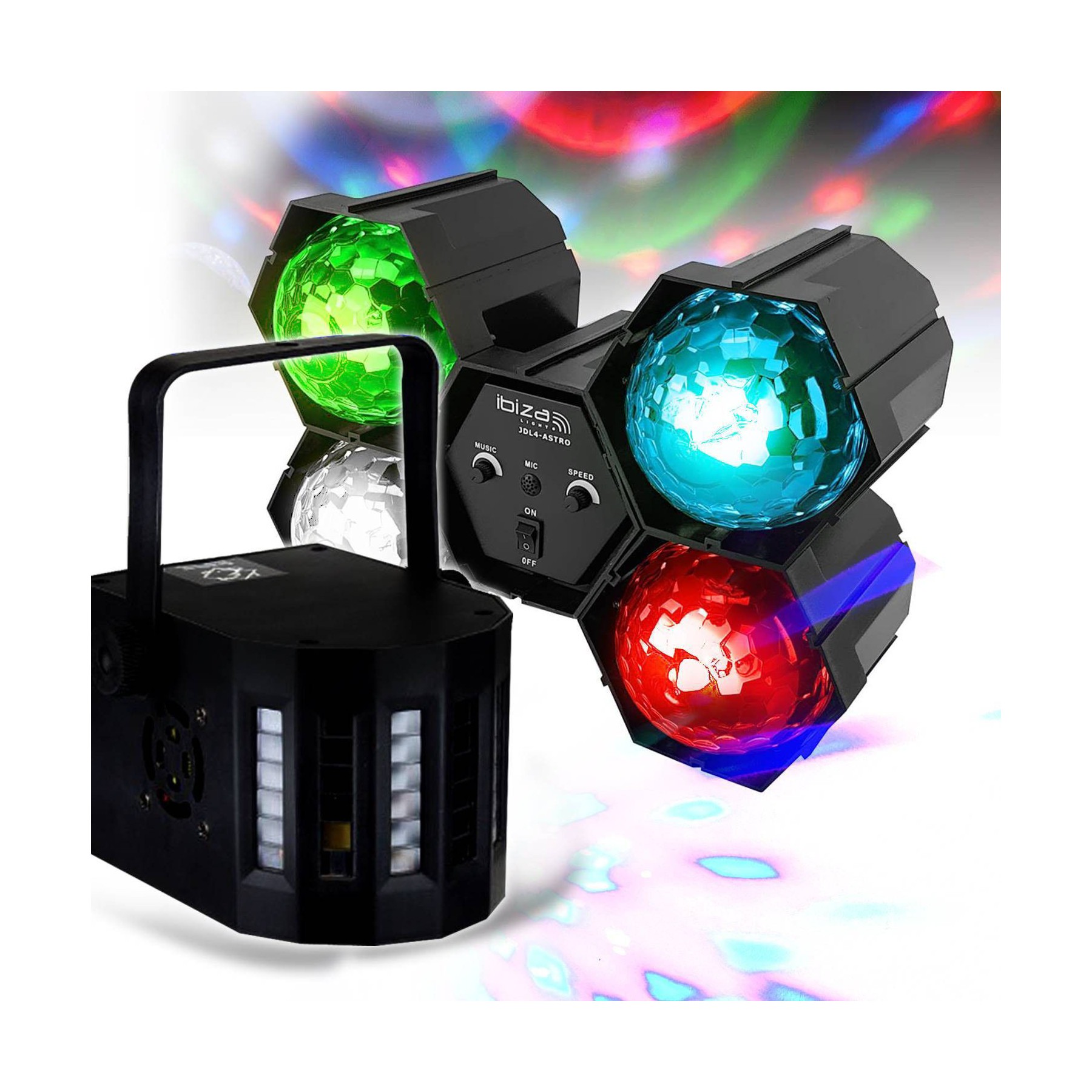 Jeu de lumières IBIZA Pack Jeux de lumières Enfants Soirée DJ