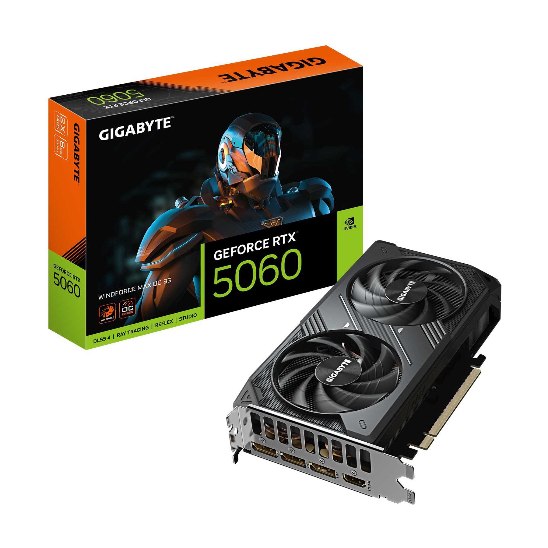 Carte graphique GIGABYTE Gigabyte GeForce RTX 5060 WINDFORCE MAX