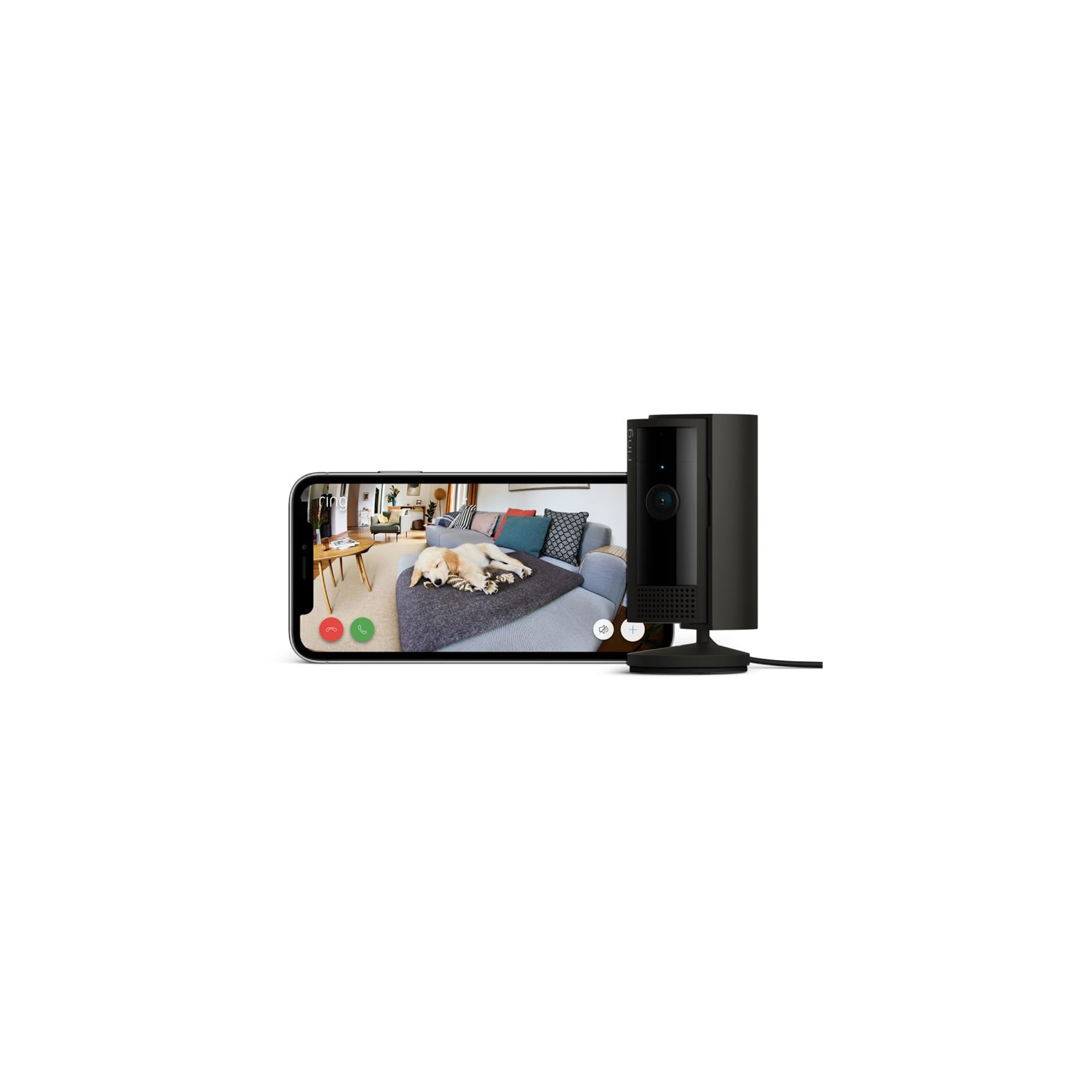 Caméra de surveillance RING Wifi 2ème gen Indoor cam noire