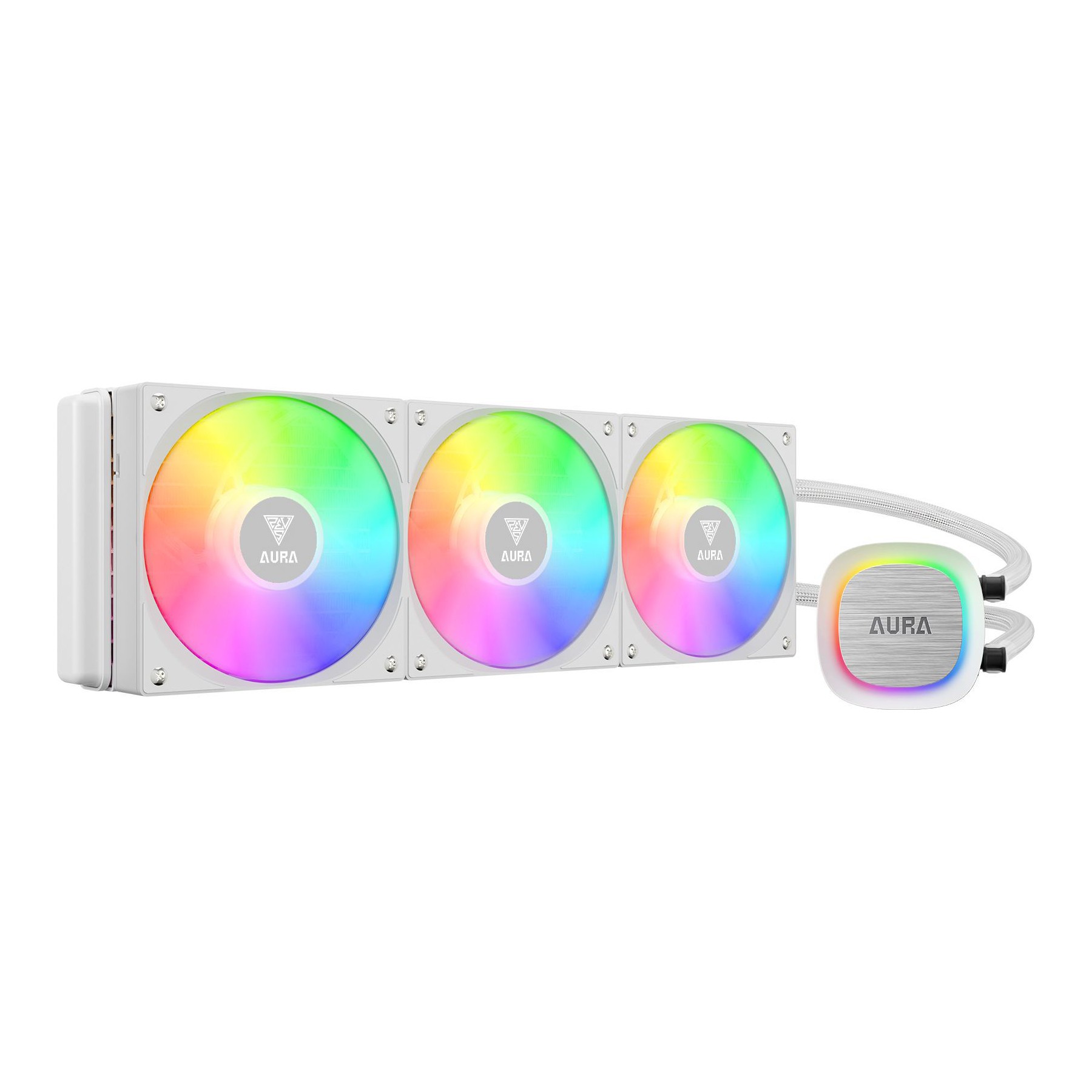 Kit de refroidissement GAMDIAS Aura GL V2 - 360 mm Blanc