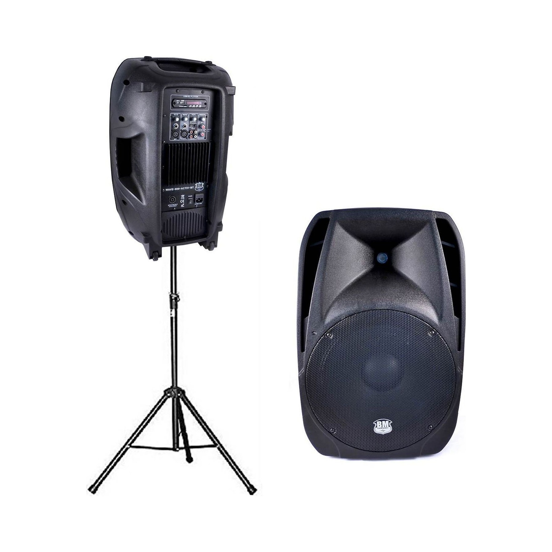 Enceinte sono GEMINI Enceinte amplif Boomer8" 300W USB SD BT