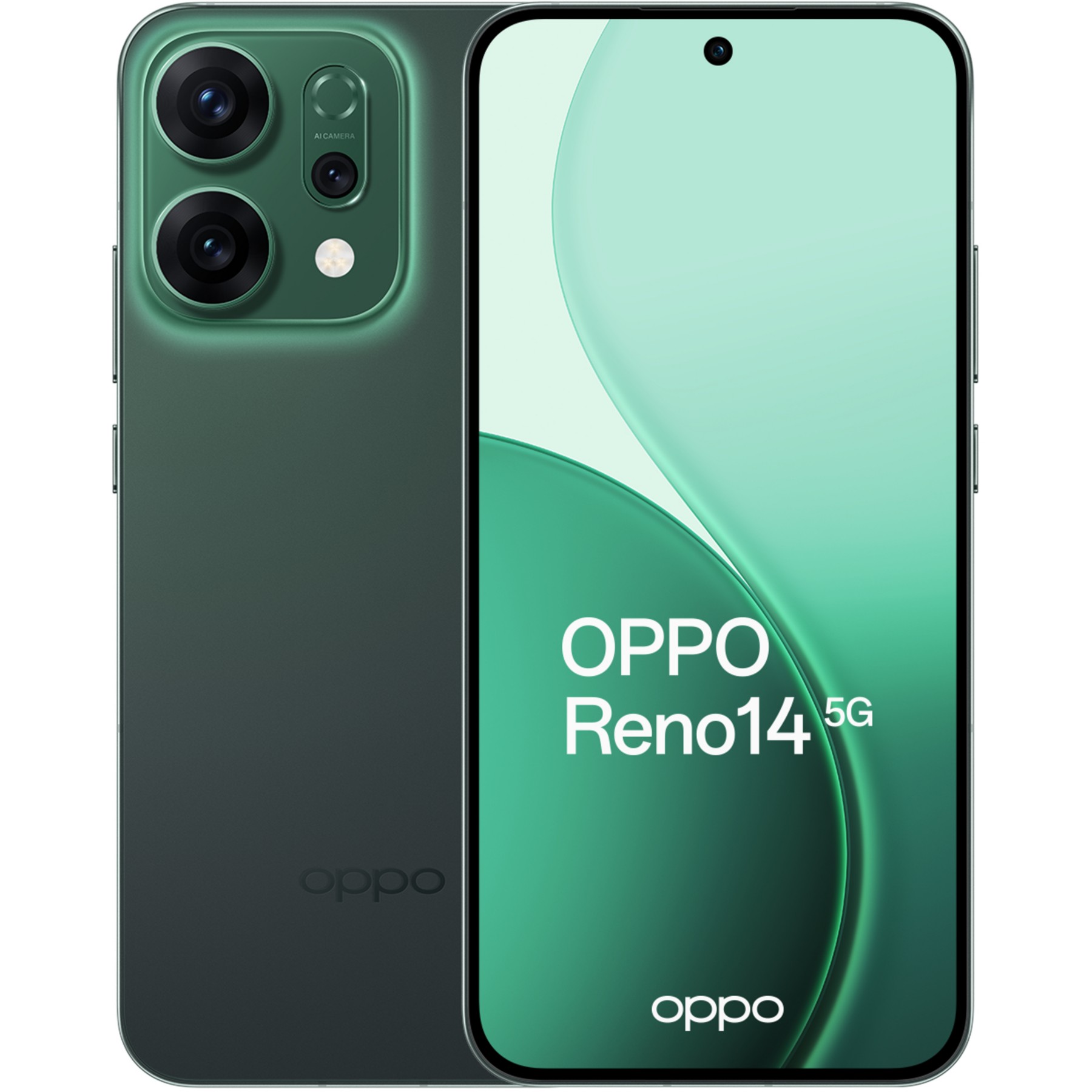Smartphone OPPO Reno 14 512Go Vert Lumineux  5G
