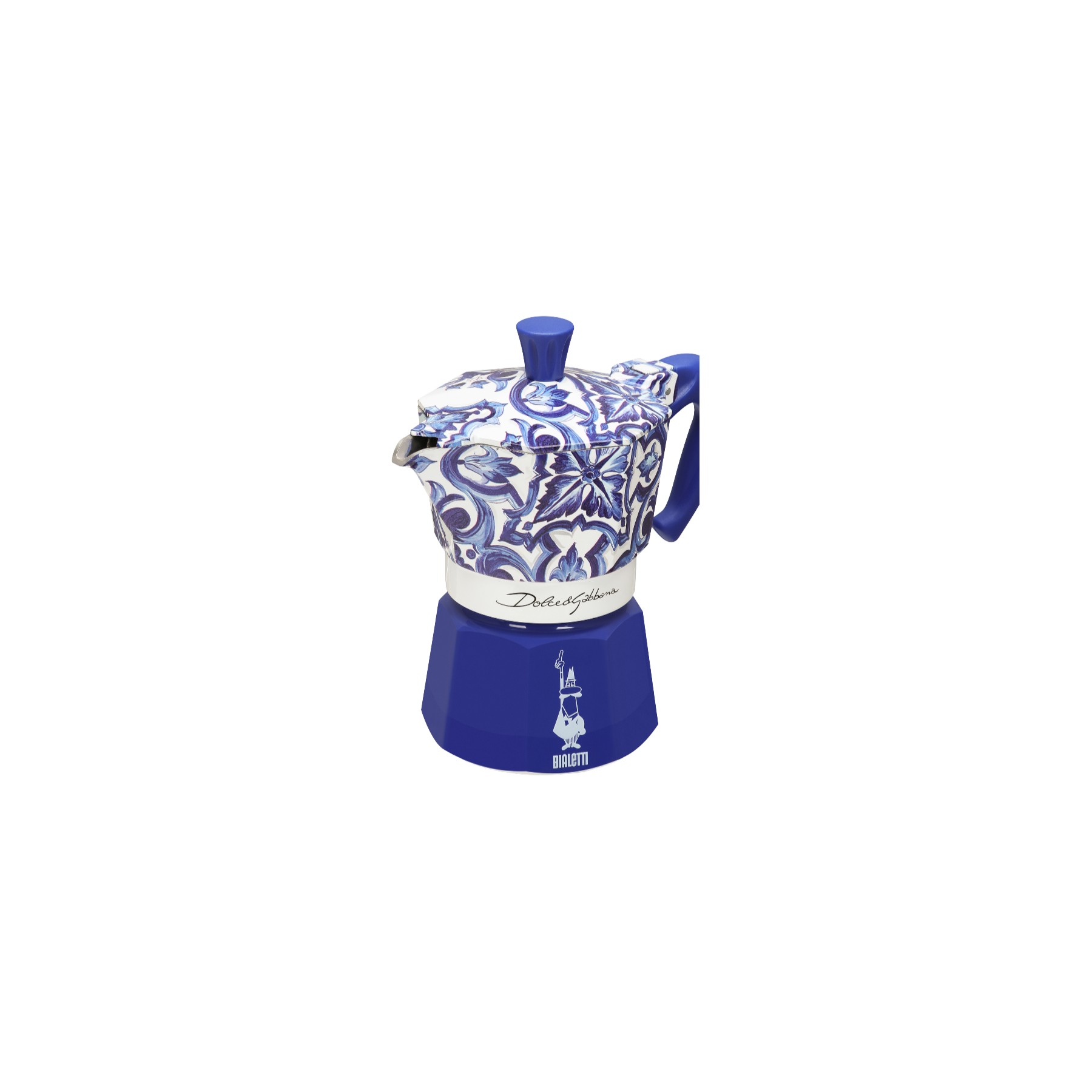 Cafetière italienne BIALETTI Moka Express 3 tasses Collection D&G Blu