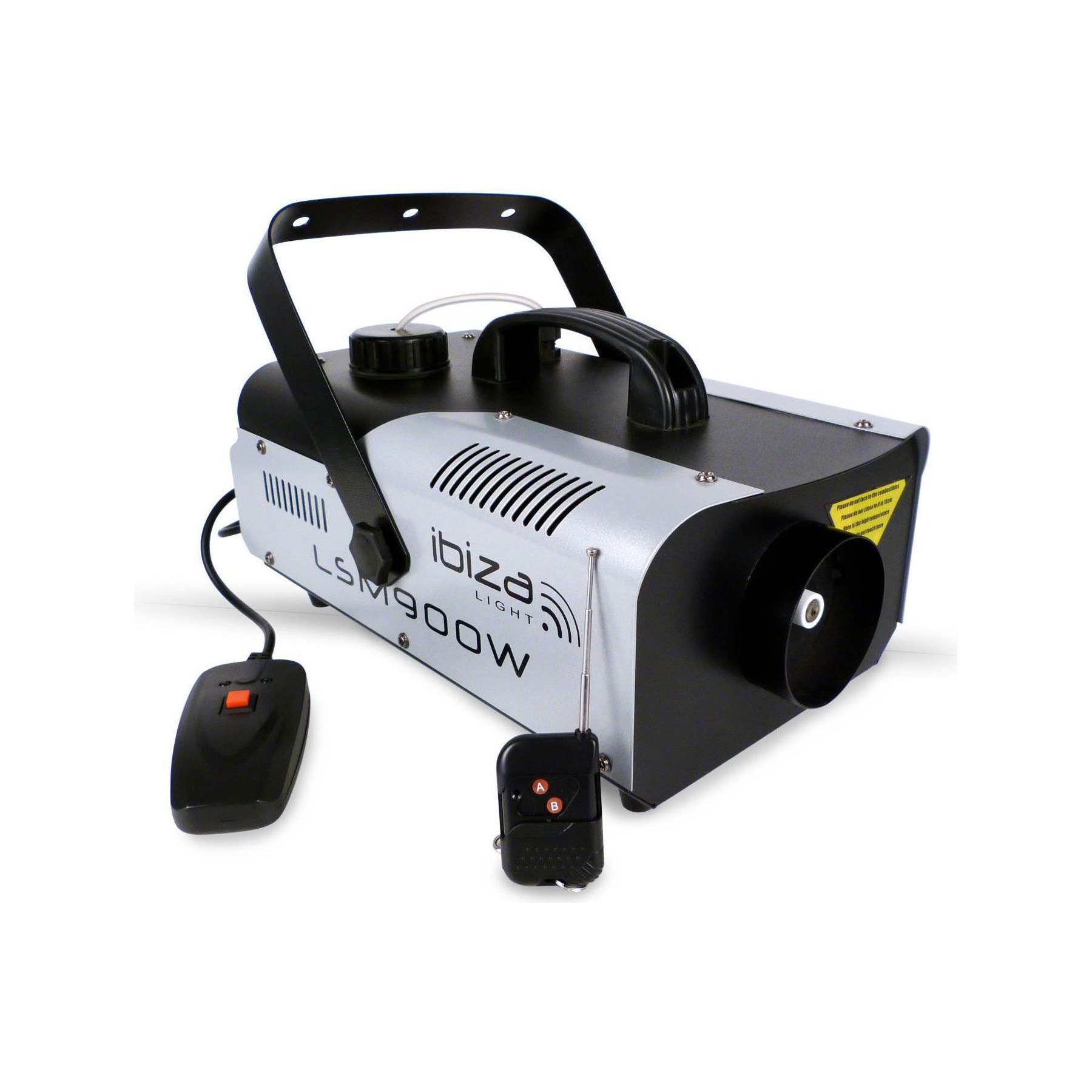Machine à fumée IBIZA 900 W 2 télécommandes
