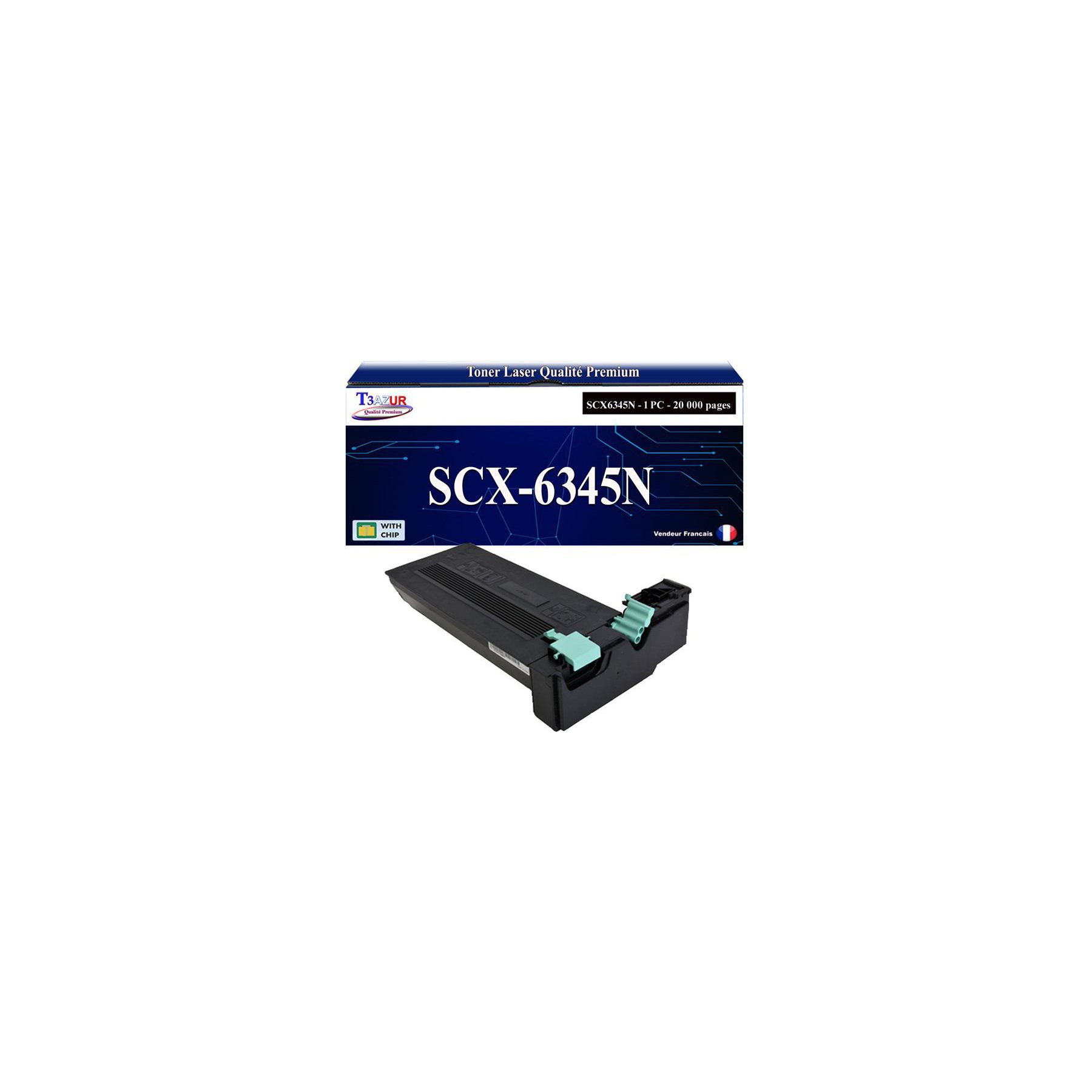Toner T3AZUR pour Samsung SCX-6345N, SCX-6355N