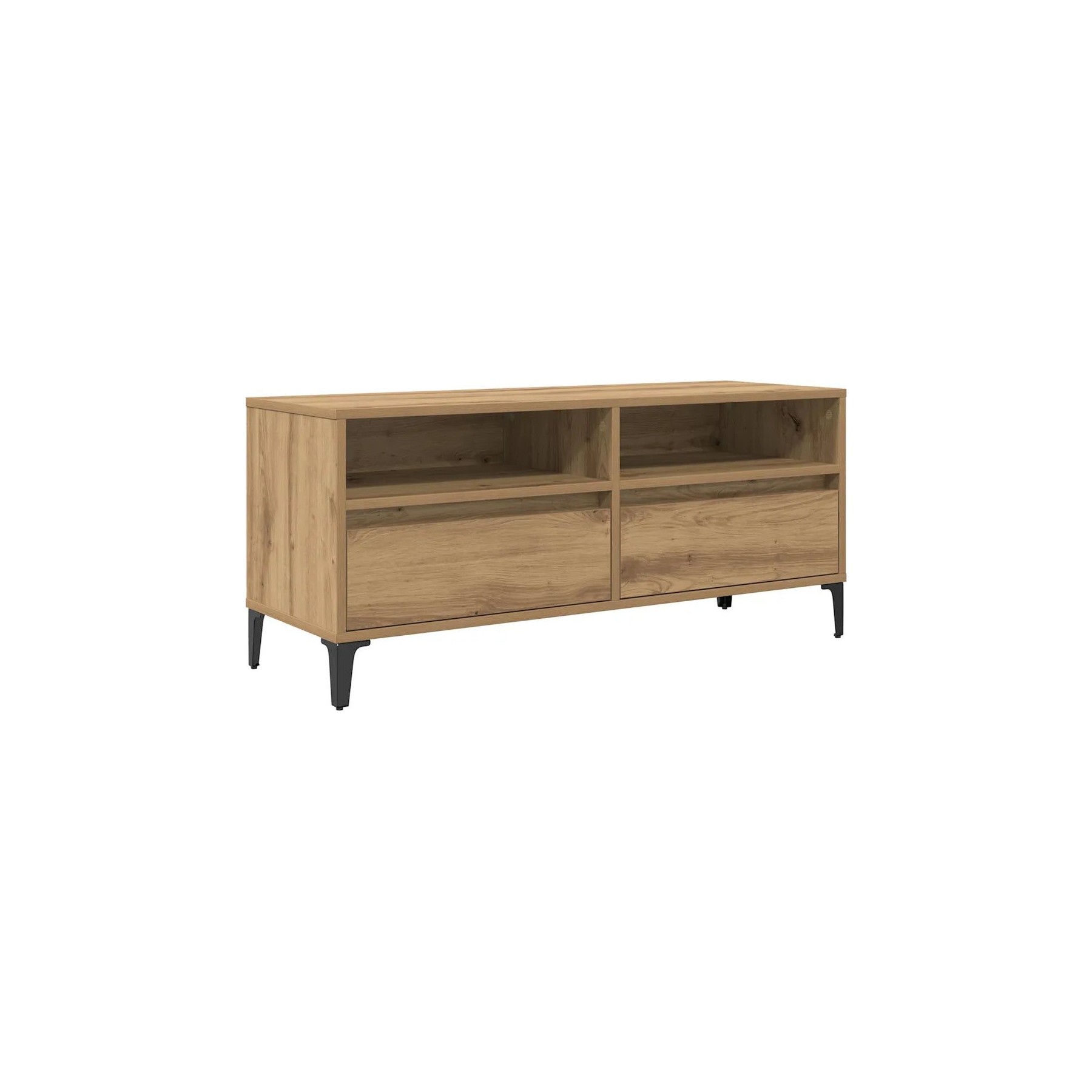 Meuble TV HELLOSHOP26 Meuble TV avec tiroir 100 x 34,5 x 44,5