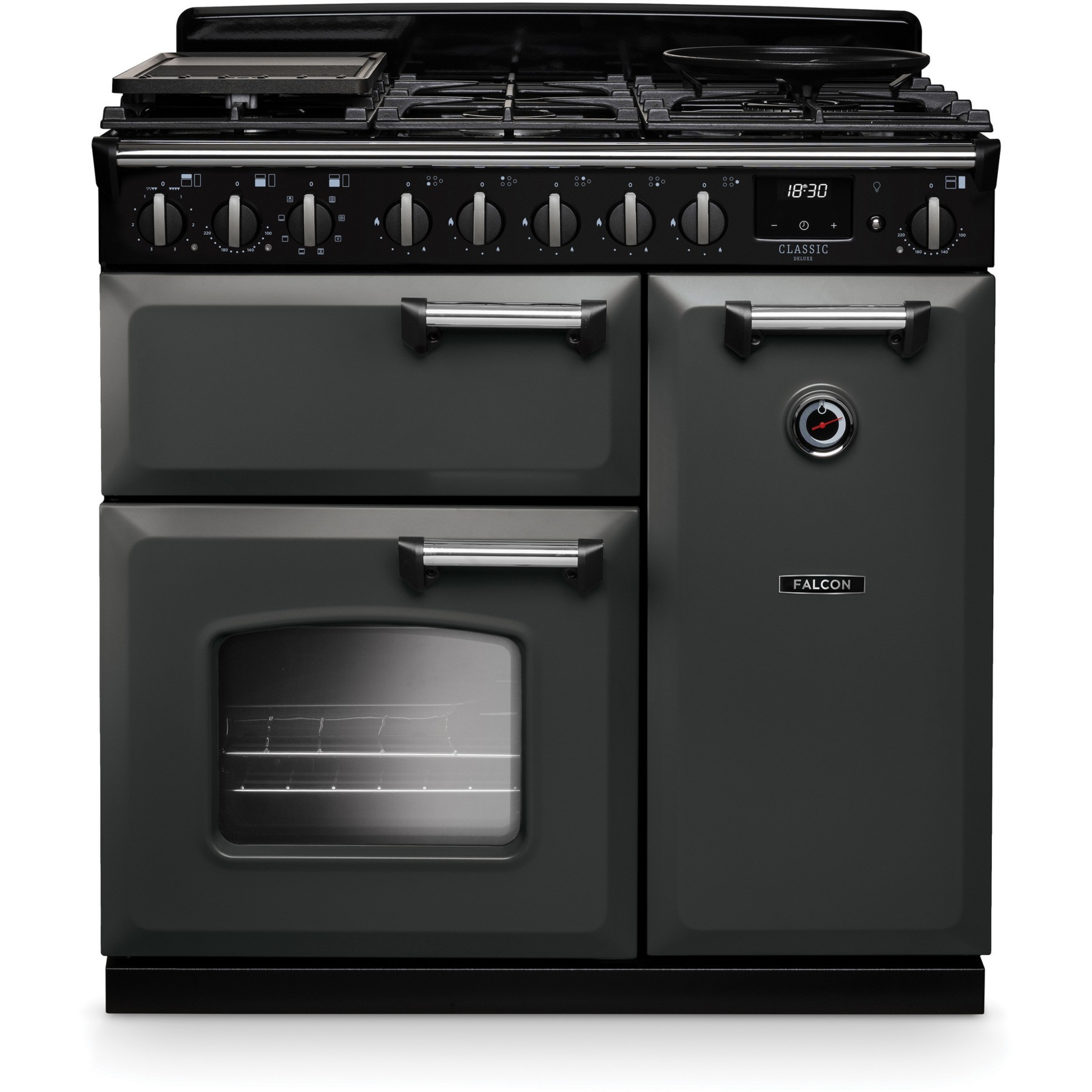 Piano de cuisson gaz FALCON NGC TAB GAZ 90 CM ARDOISE CHROME