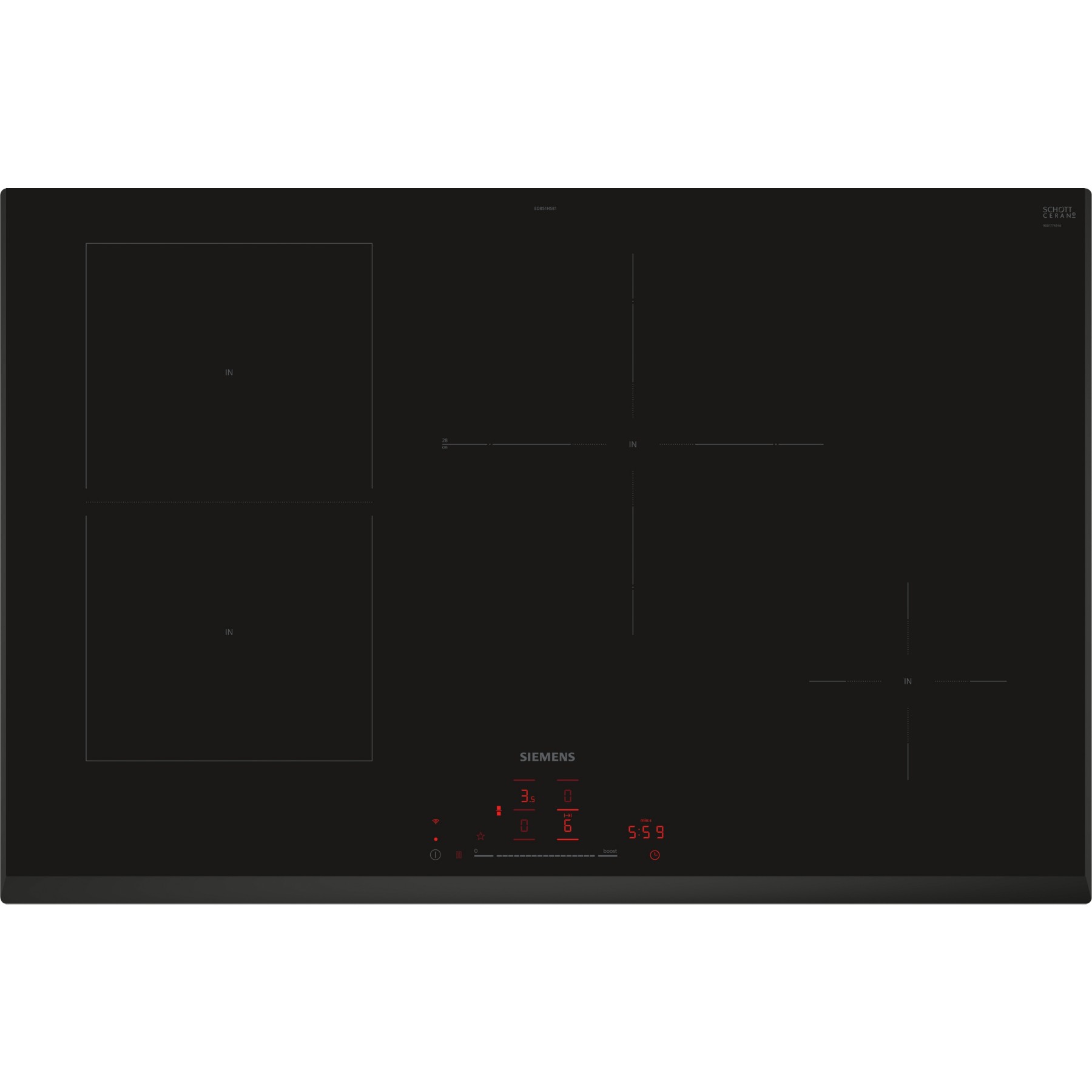 Plaque induction SIEMENS ED851HSB1E IQ500