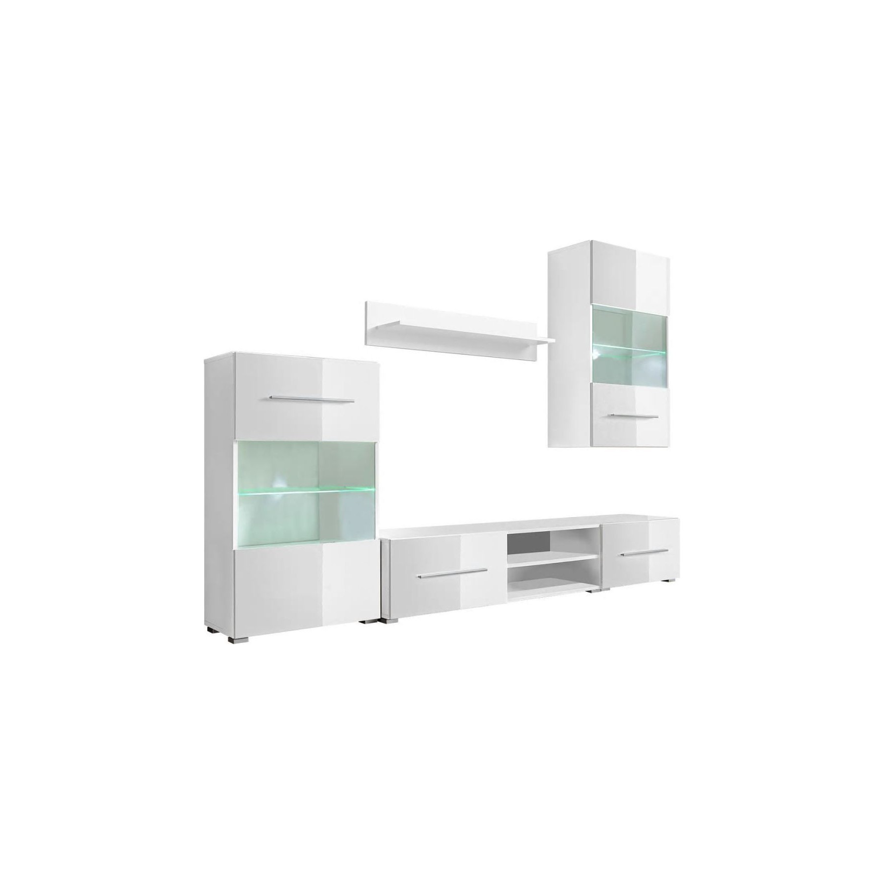 Meuble TV HELLOSHOP26 Meuble télé buffet tv télévision design
