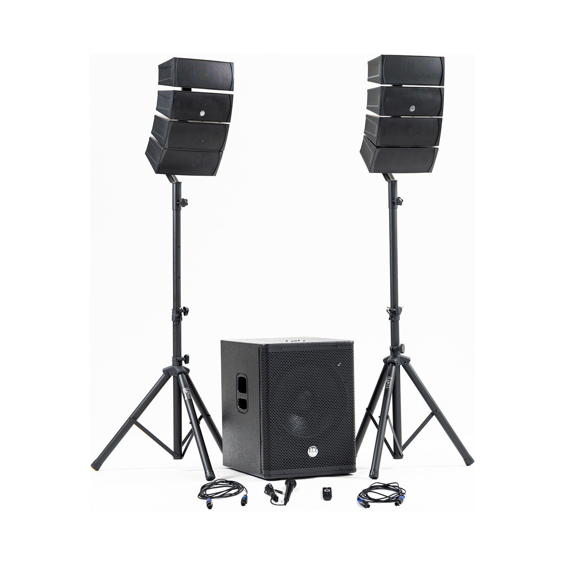 Pack sono BM SONIC Pack Sono DJ BMS-15-ARRAY-BT, 1200W