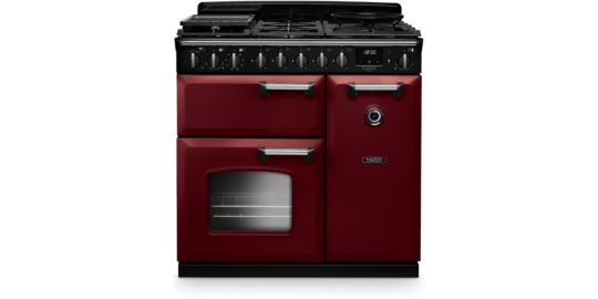 Piano de cuisson gaz FALCON NGC TAB GAZ 90 CM BORDEAUX CHROME