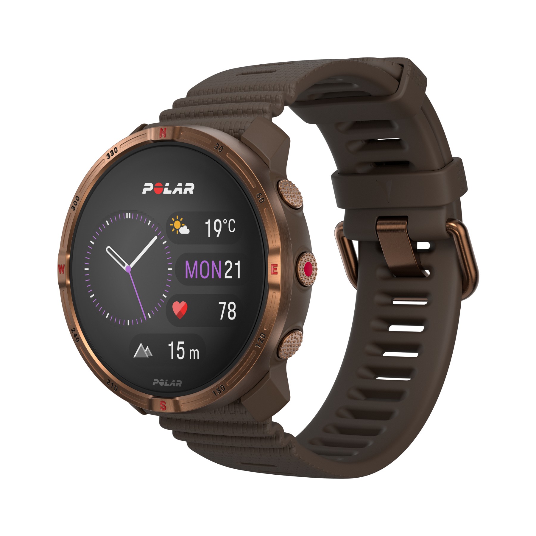 Montre sport POLAR Grit X2 Maron S-L