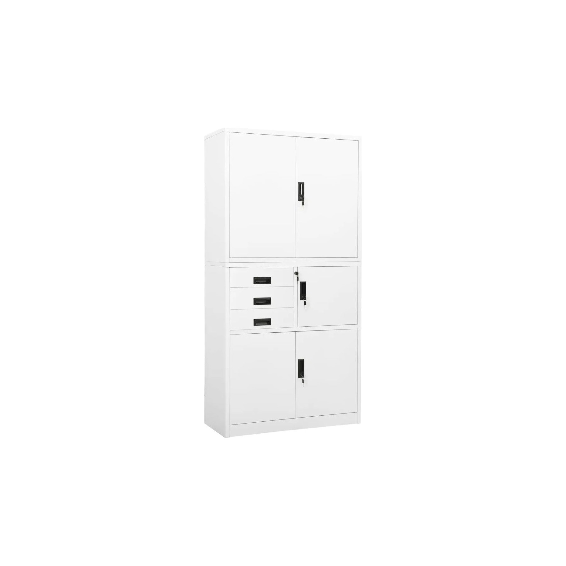 Armoire HELLOSHOP26 Armoire de bureau en acier design contem