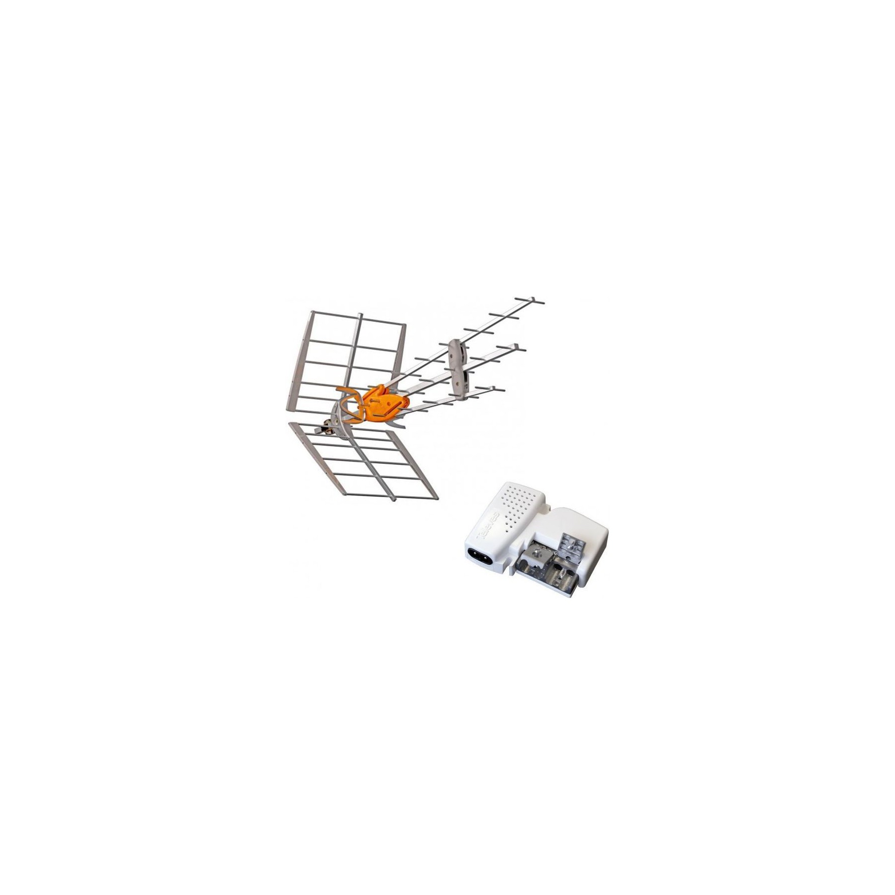 Antenne extérieure TELEVES Pack Antenne Tnt Dat Hd Boss Uhf Gain 4