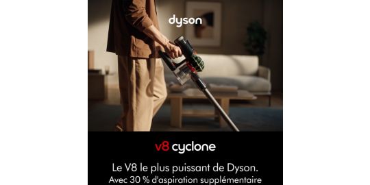 Aspirateur balai DYSON V8 Cyclone + kit de nettoyage pour meubl