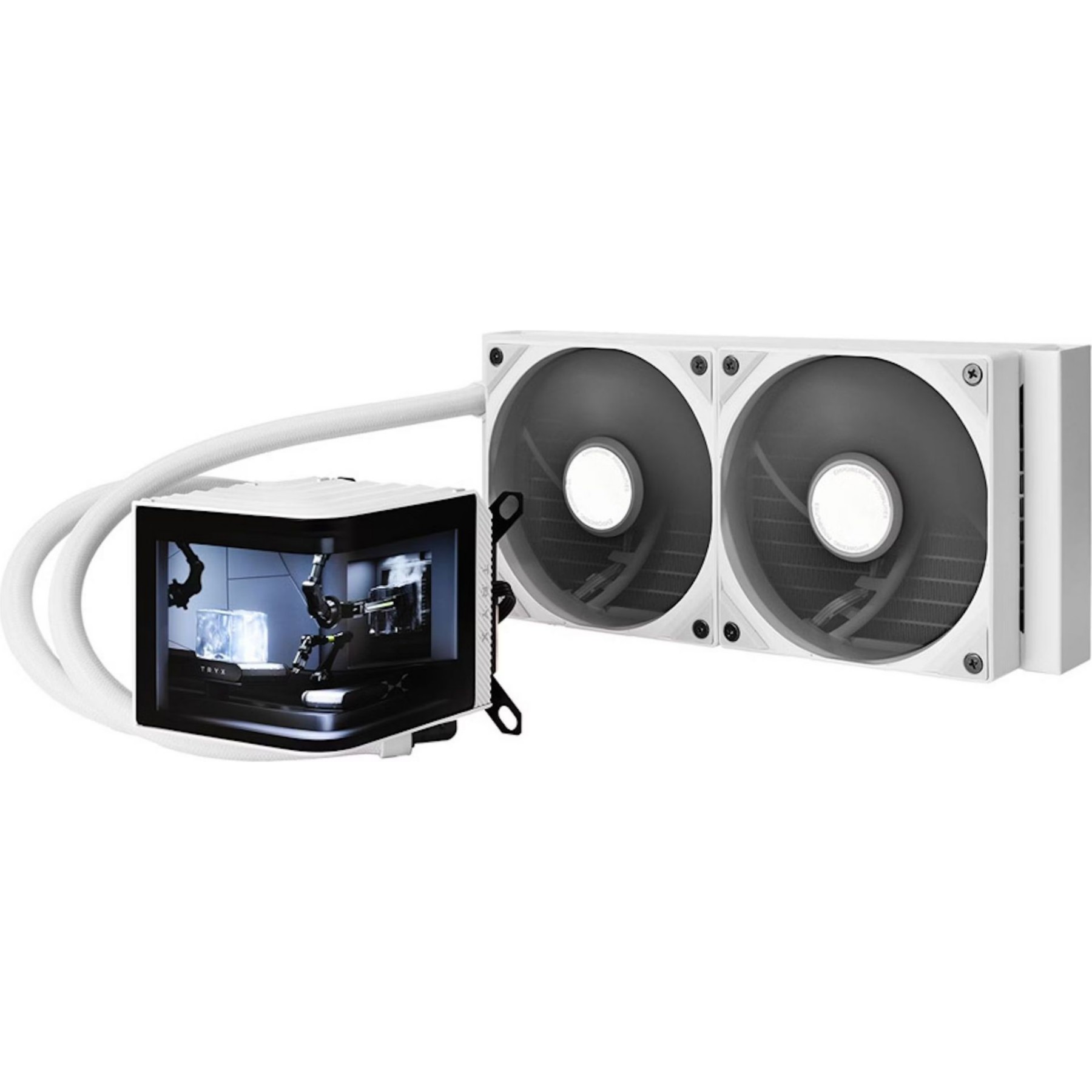 Kit de refroidissement TRYX Panorama - 240 mm Blanc