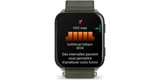 Montre sport GARMIN Venu X1 vert
