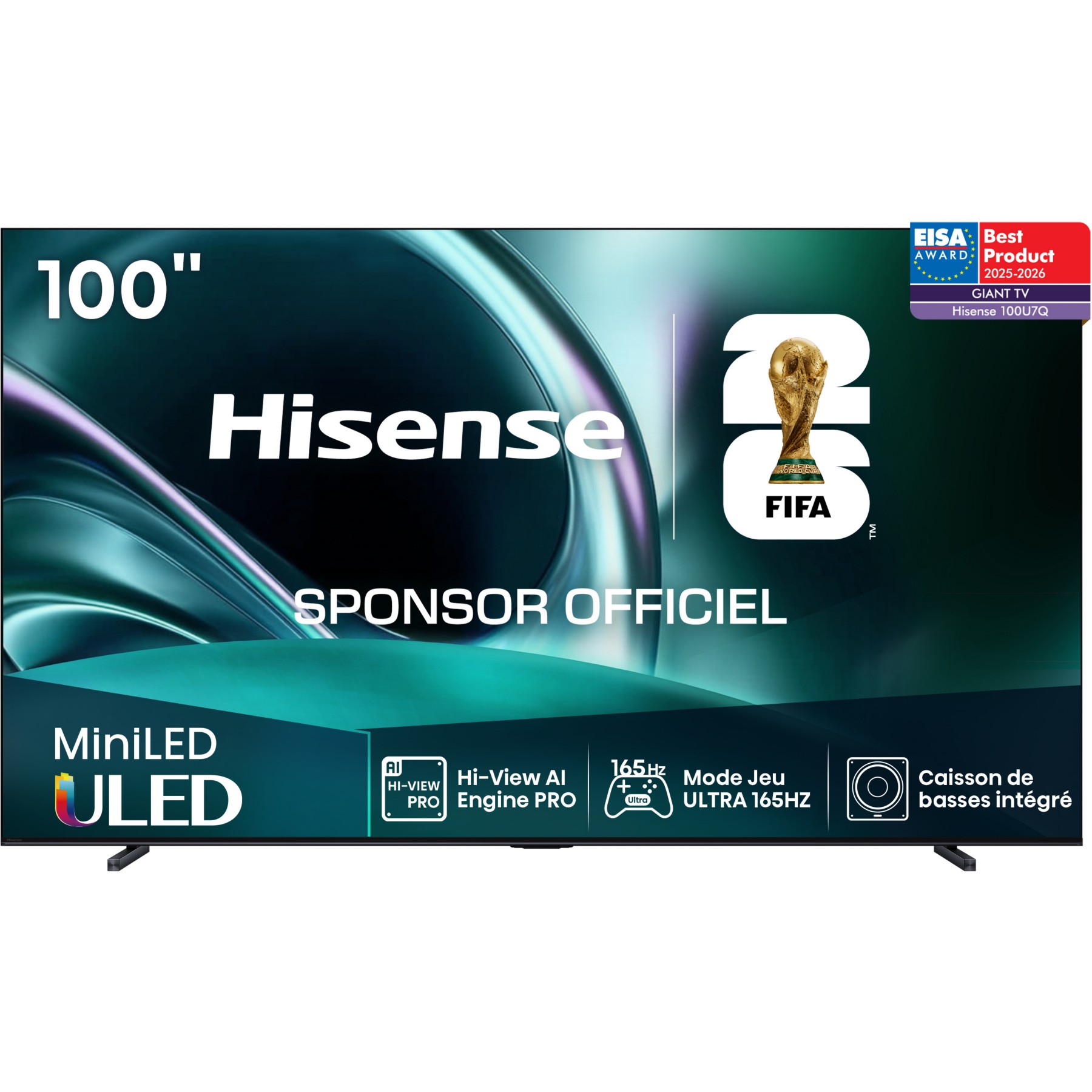 TV Mini LED HISENSE 100U7Q (2025) 100" (254 cm)
