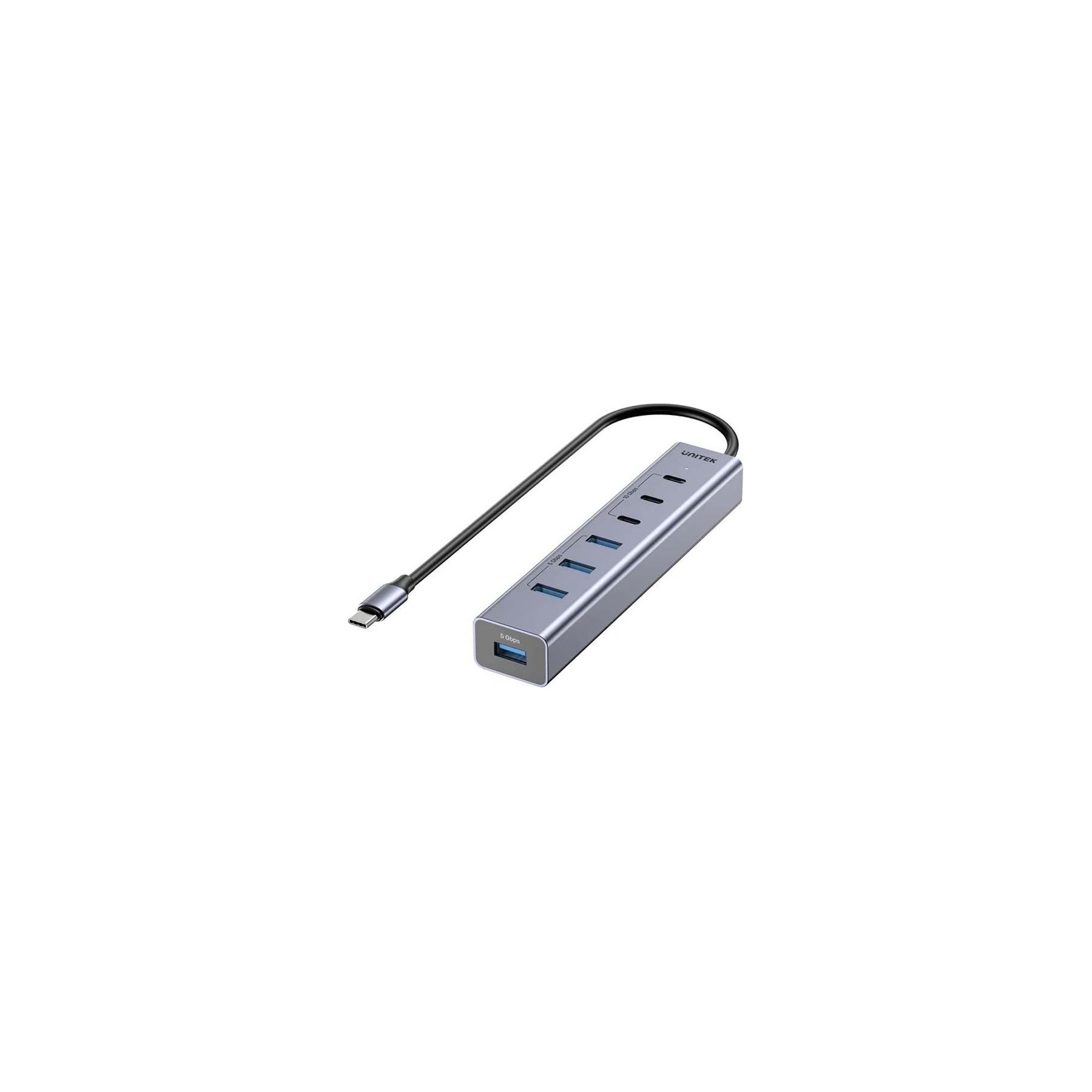 Hub USB C UNITEK Hub USB-C 7 ports USB A/C 10 Gbps