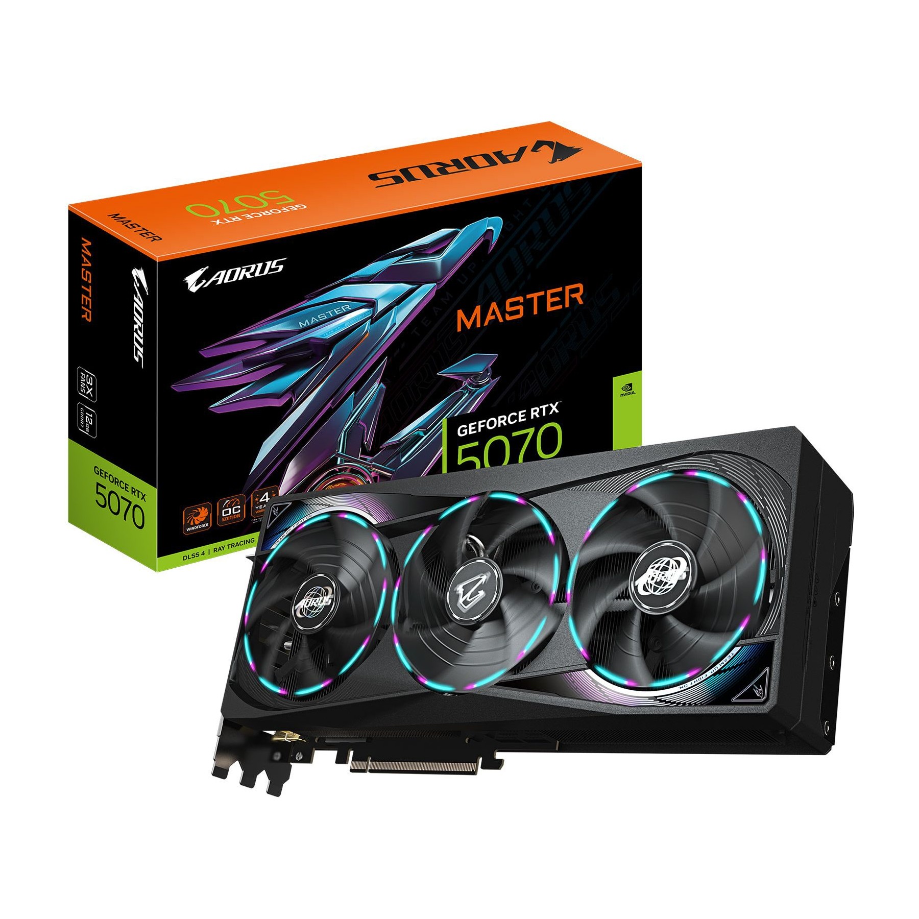 Carte graphique GIGABYTE Gigabyte AORUS GeForce RTX 5070 MASTER 1