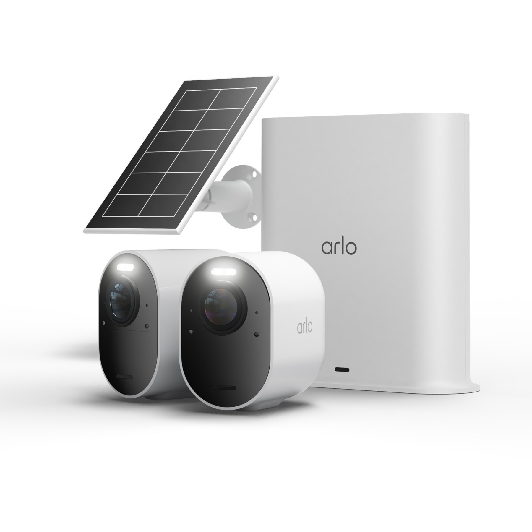 Caméra de surveillance ARLO Pack 2cam.ext. 4K Ultra3+panneau solaire